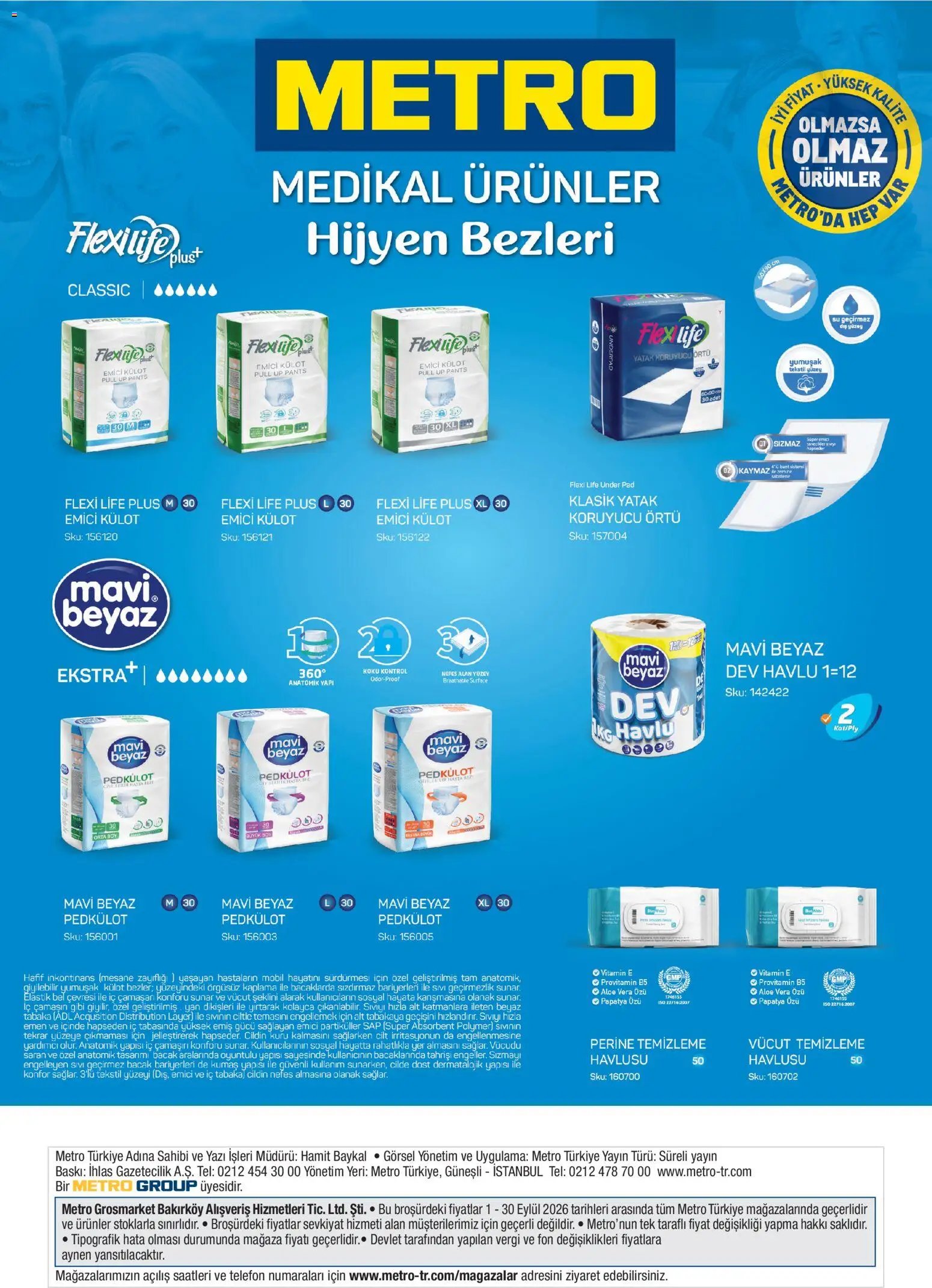 Metro - Temizlik | Kişisel bakım