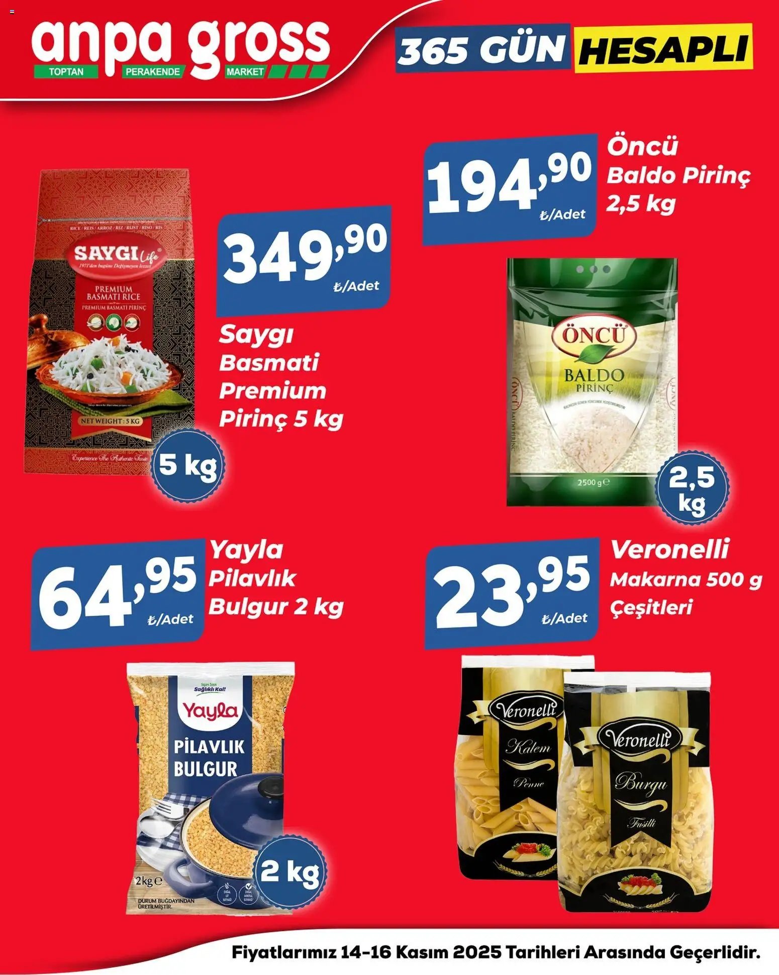 Anpa Gross Hafta Sonu Fırsatları