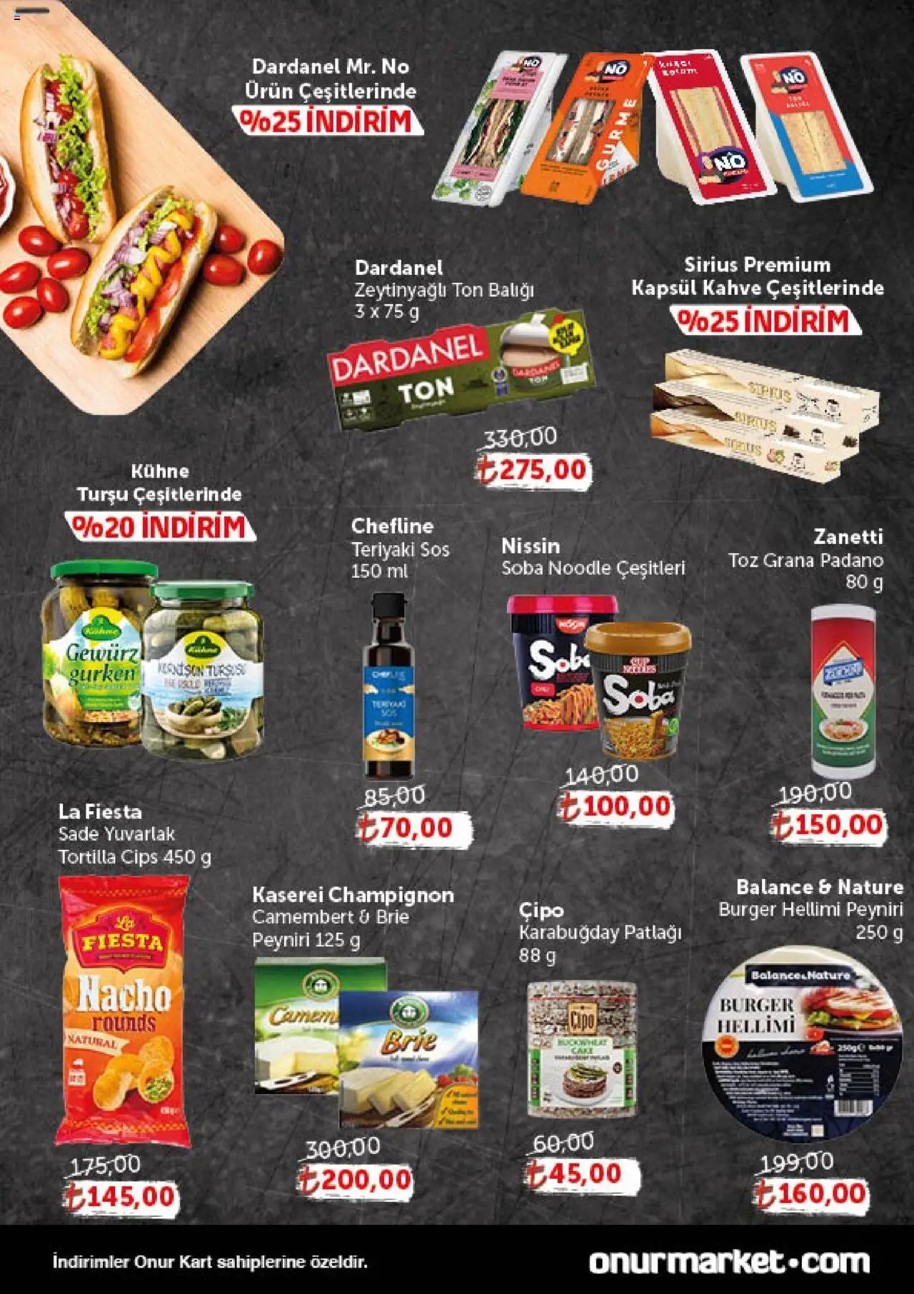 Onur Market Katalog - Gurme