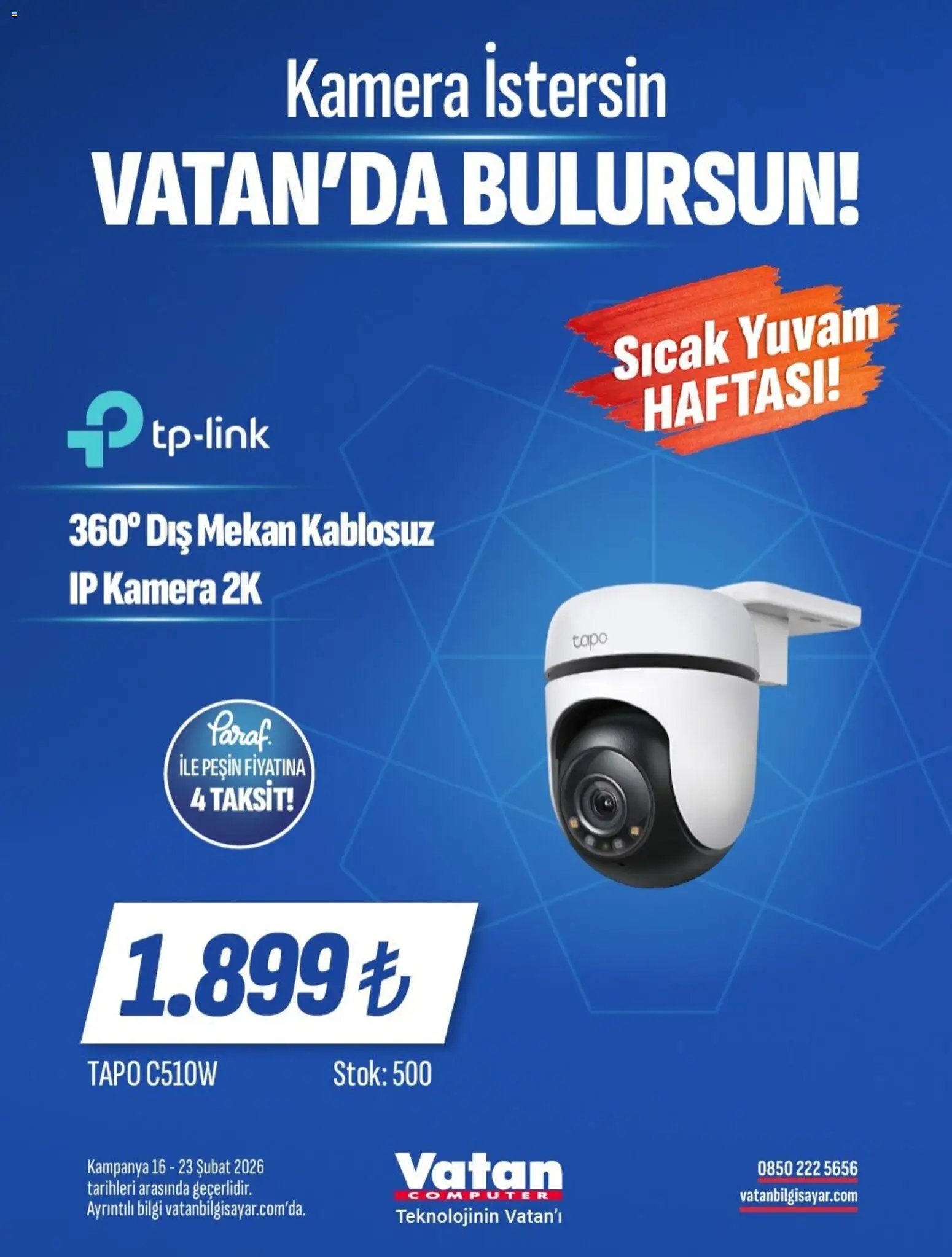 Vatan Bilgisayar İndirim Sıcak Yuvam Haftası