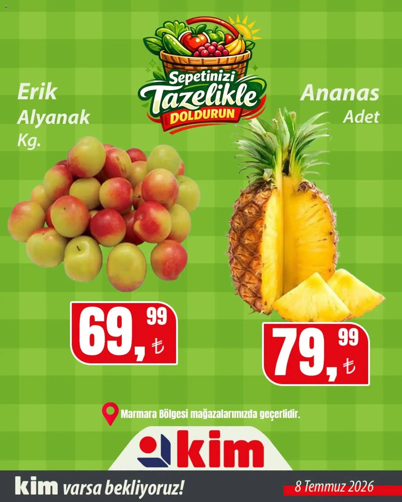 Kim Market - Sebze ve meyve