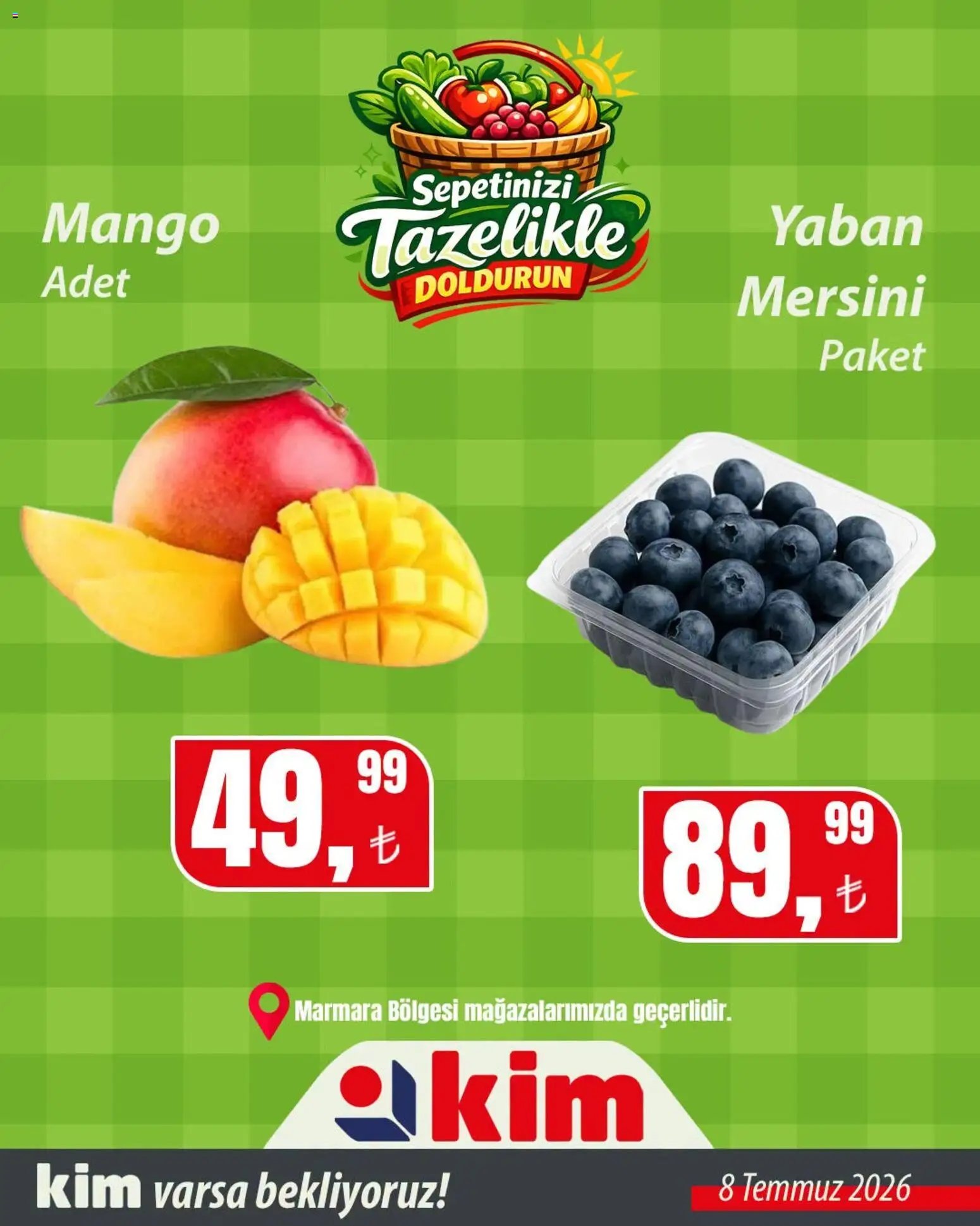 Kim Market - Sebze ve meyve