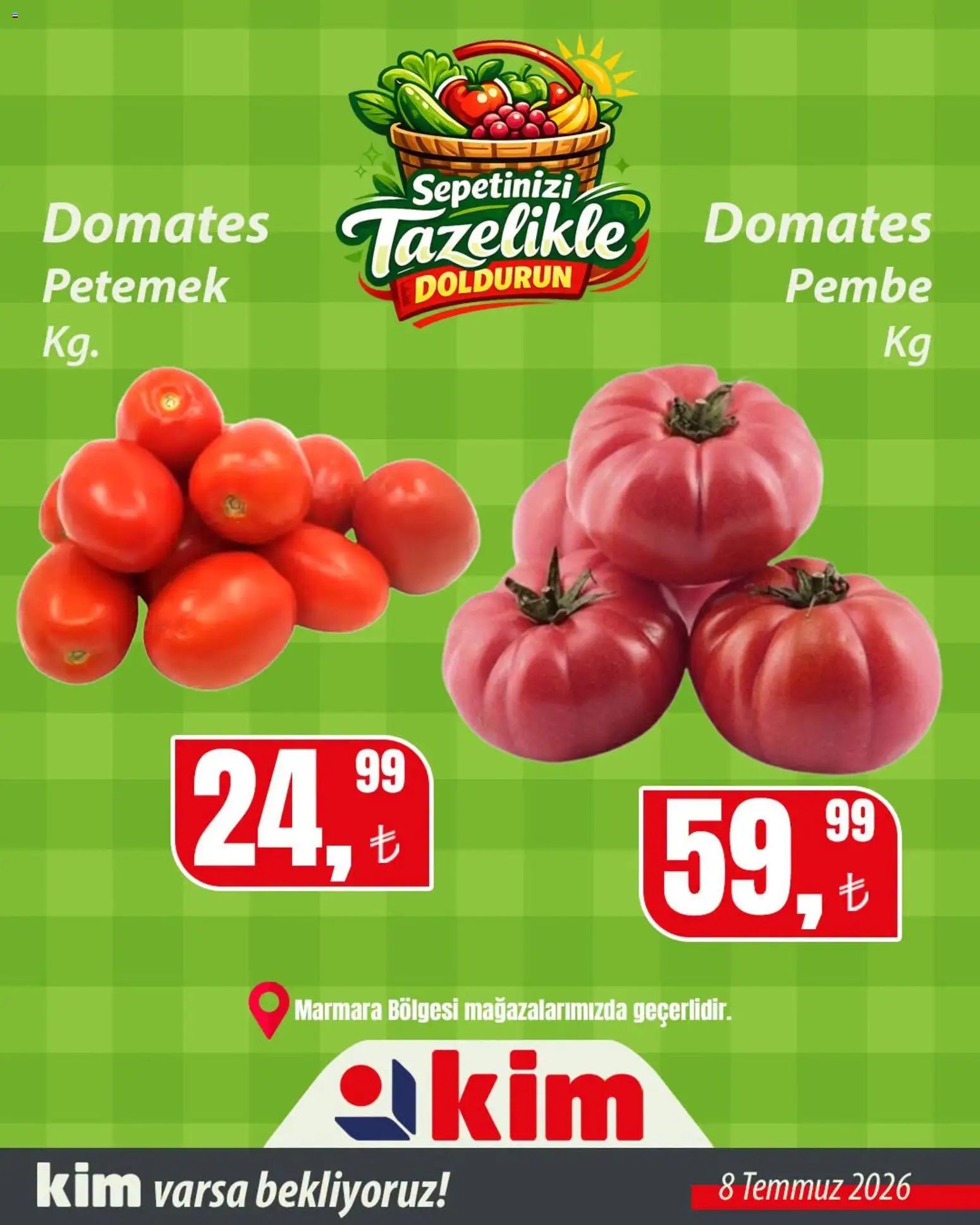Kim Market - Sebze ve meyve