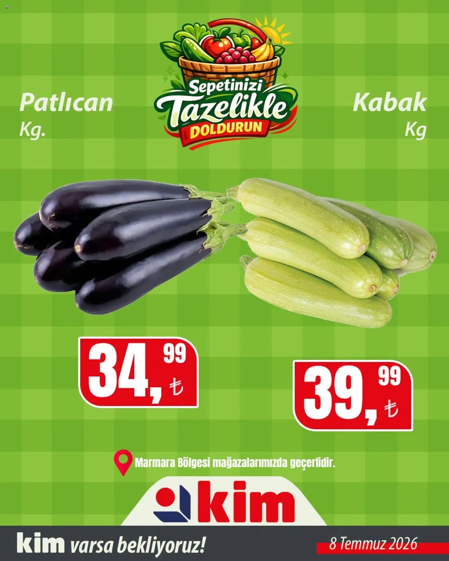 Kim Market - Sebze ve meyve