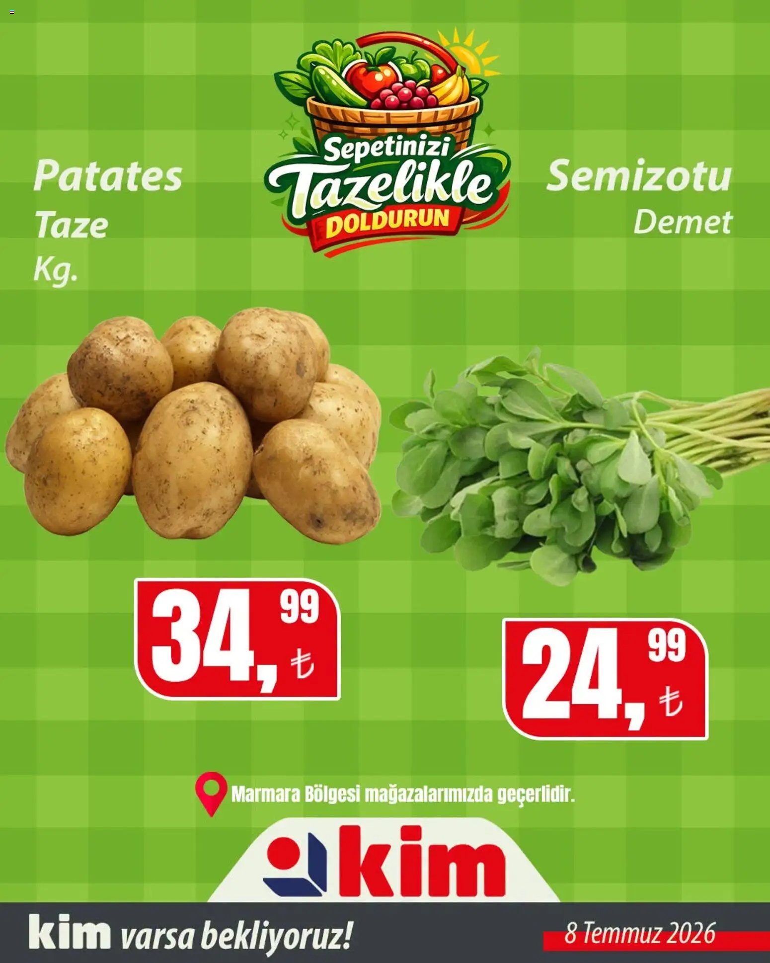 Kim Market - Sebze ve meyve