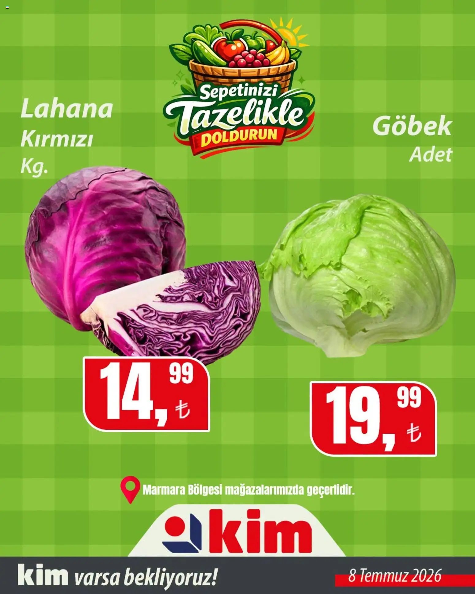 Kim Market - Sebze ve meyve