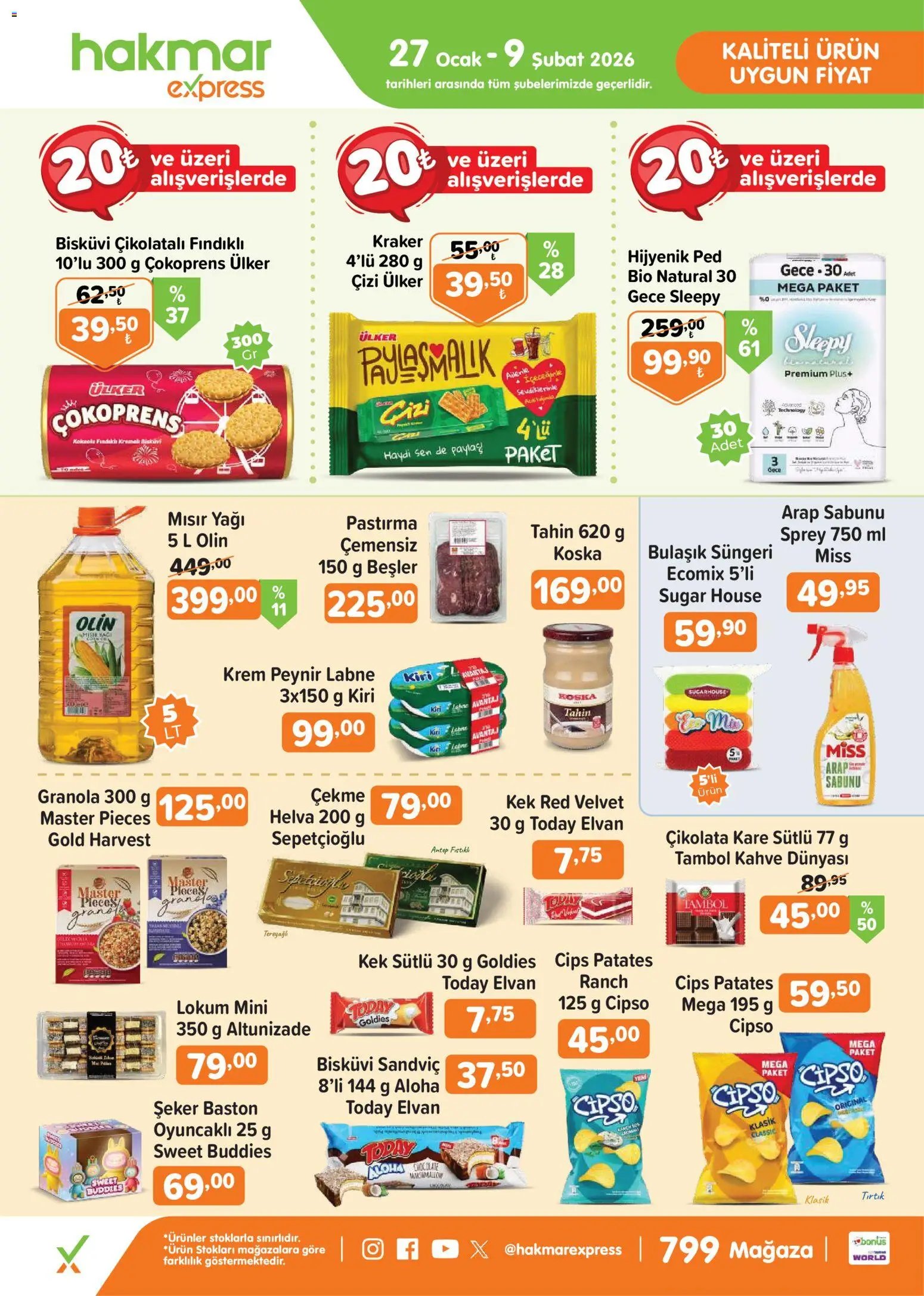 Hakmar Express Salı Aktüel Ürünler