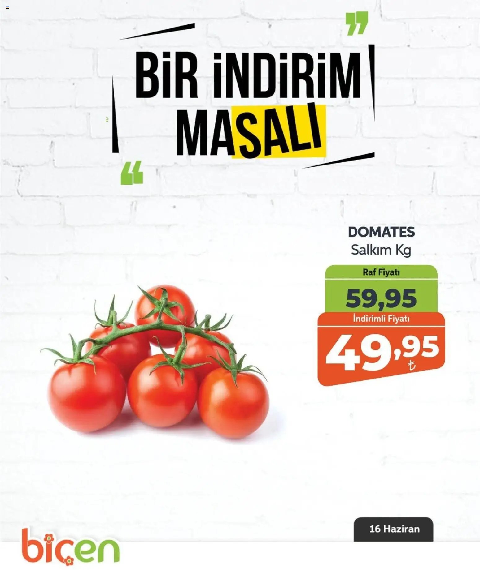 Biçen Market - Bir İndirim MaSalı - sebze