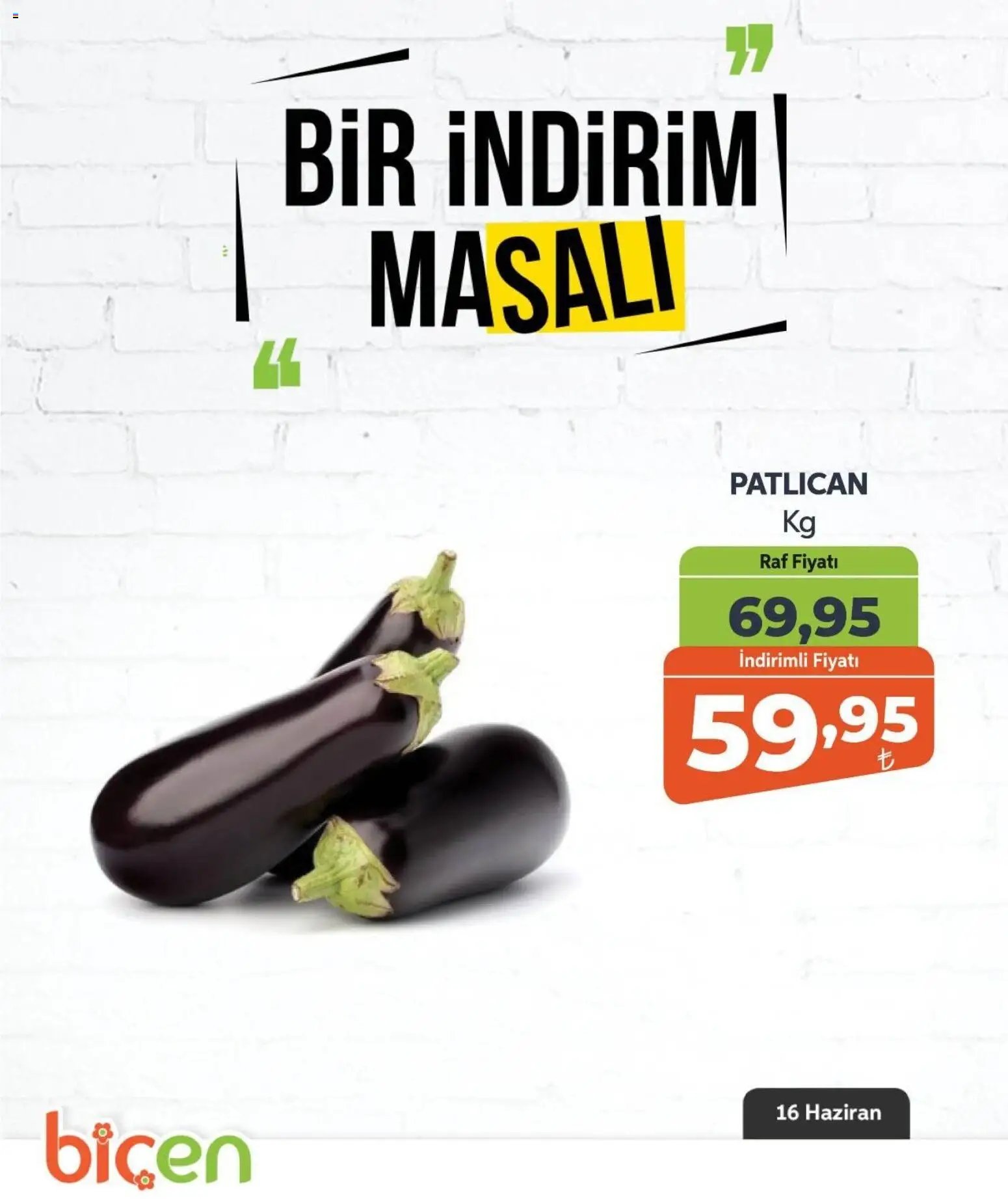 Biçen Market - Bir İndirim MaSalı - sebze