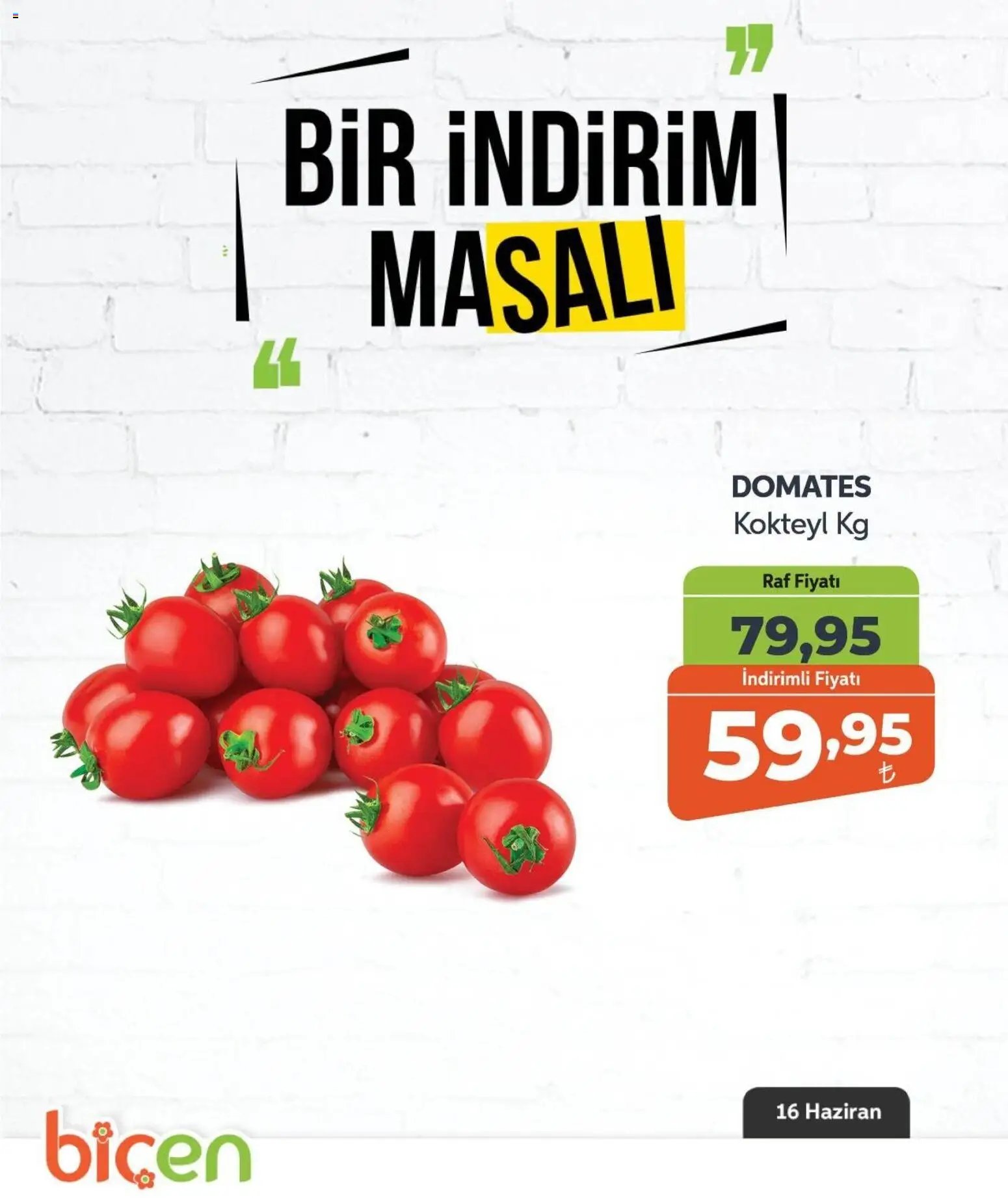 Biçen Market - Bir İndirim MaSalı - sebze