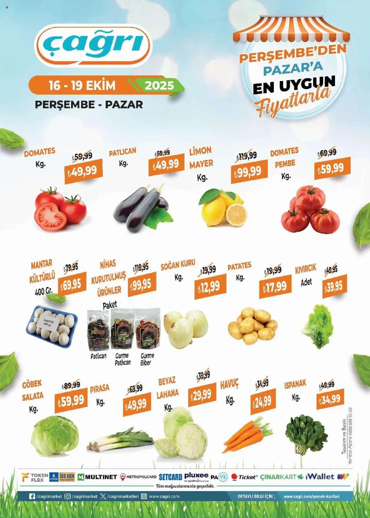 Çağrı Market - 25 Manav Katalog