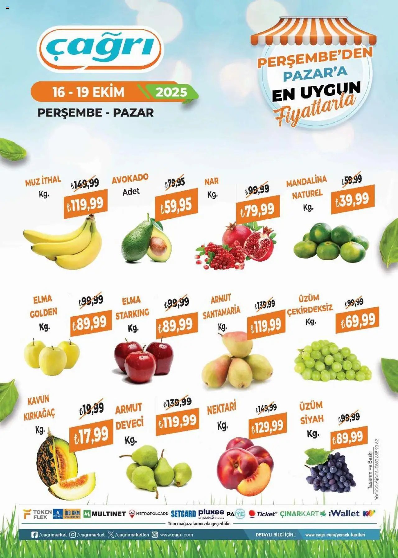 Çağrı Market - 25 Manav Katalog