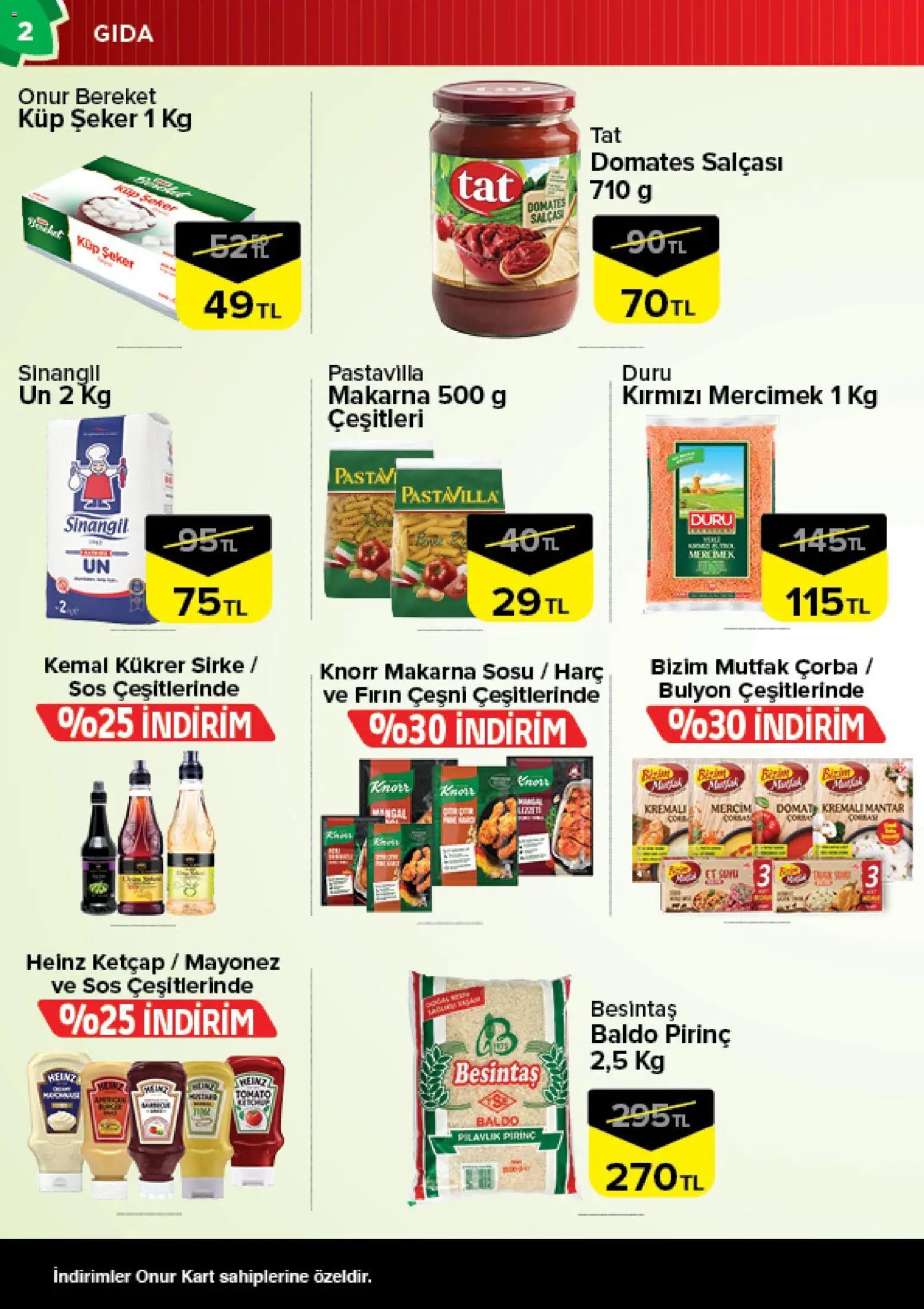 Onur Market Katalog - Bursa