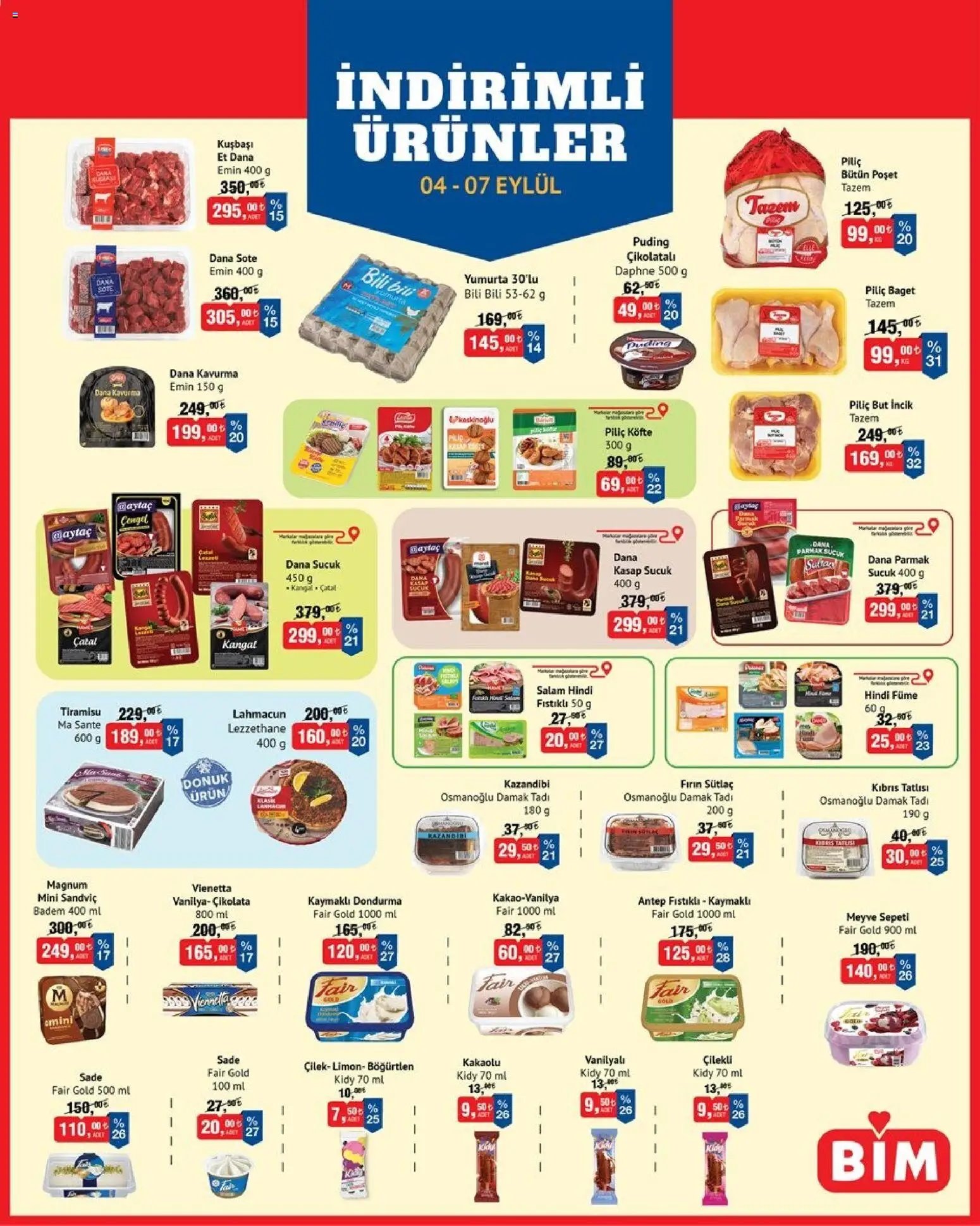 BİM - İndirimli Ürünler