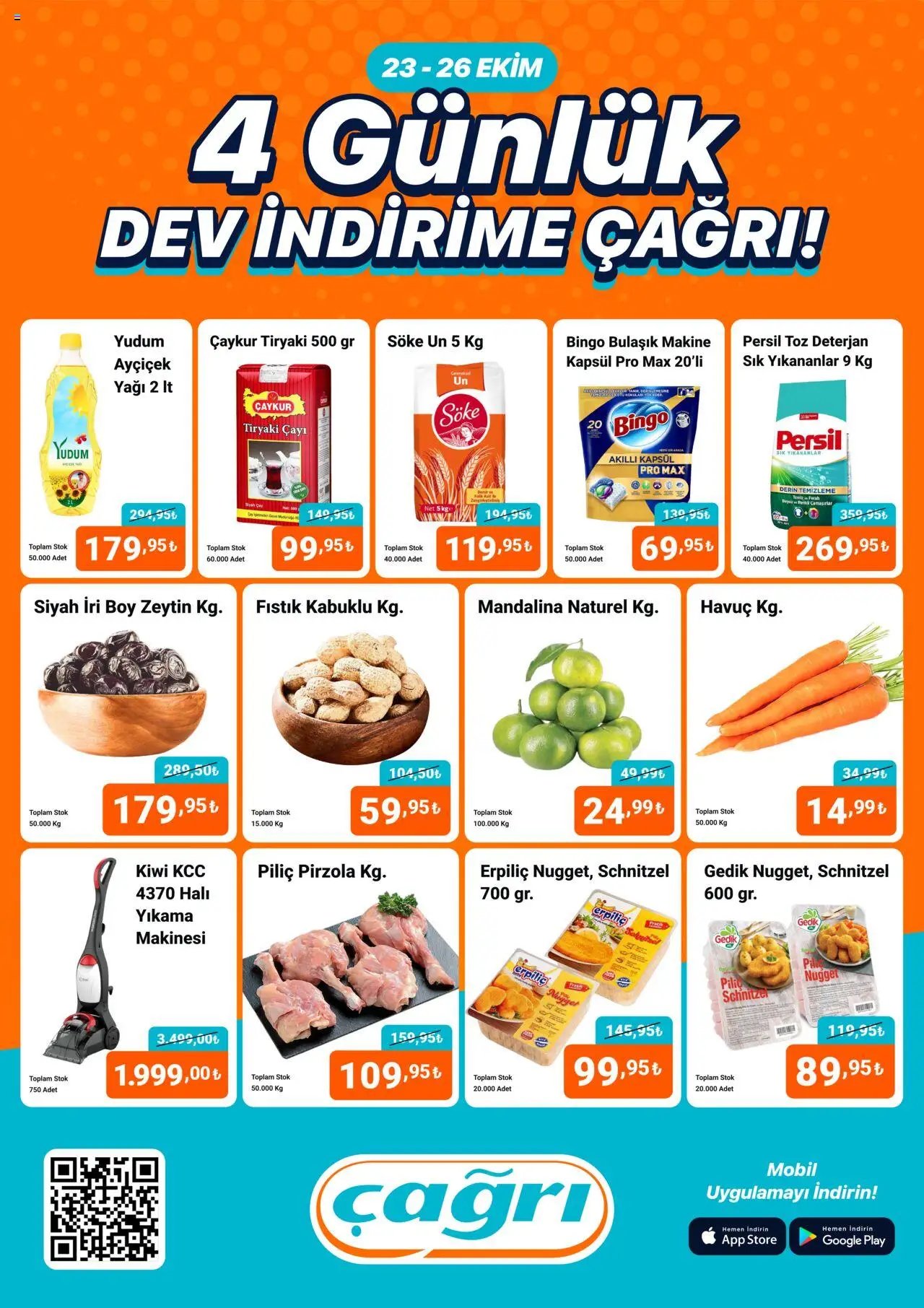Çağrı Market - 4 Günlük Dev İndirim Kataloğu