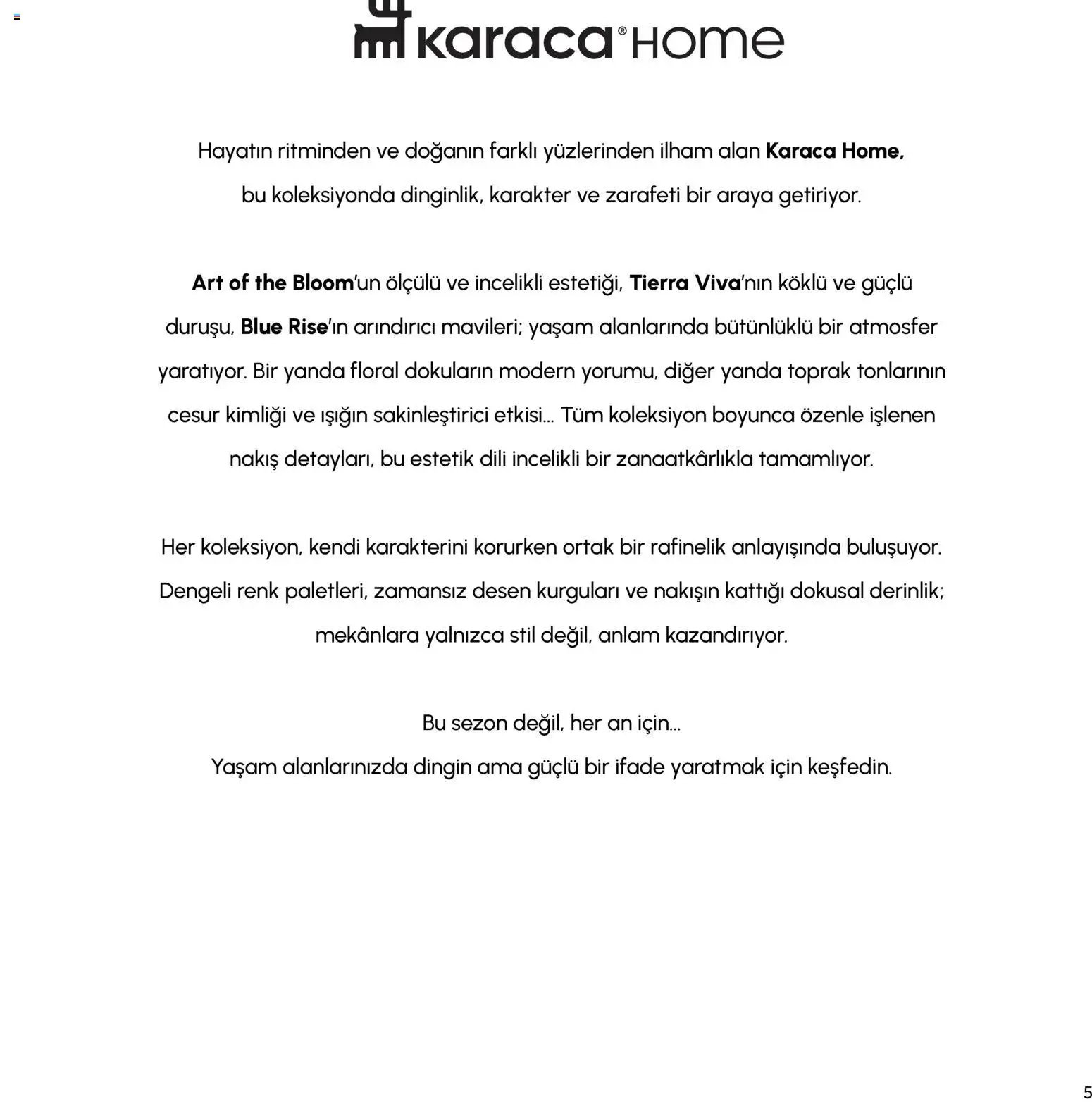 Karaca Home - Katalog  Ev Tekstili -  İlkbahar / Yaz 2026