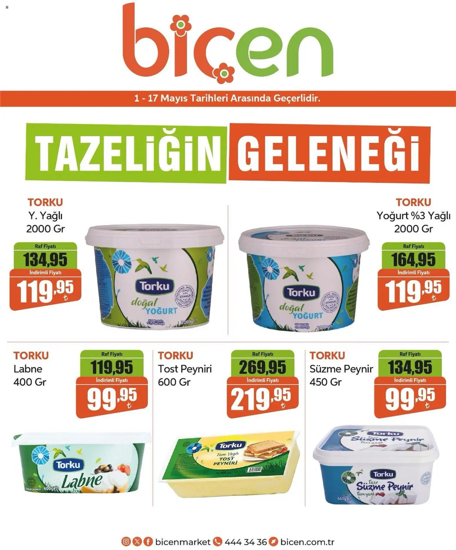 Biçen Market - Tazeliğin 34 Yıllık Geleneği