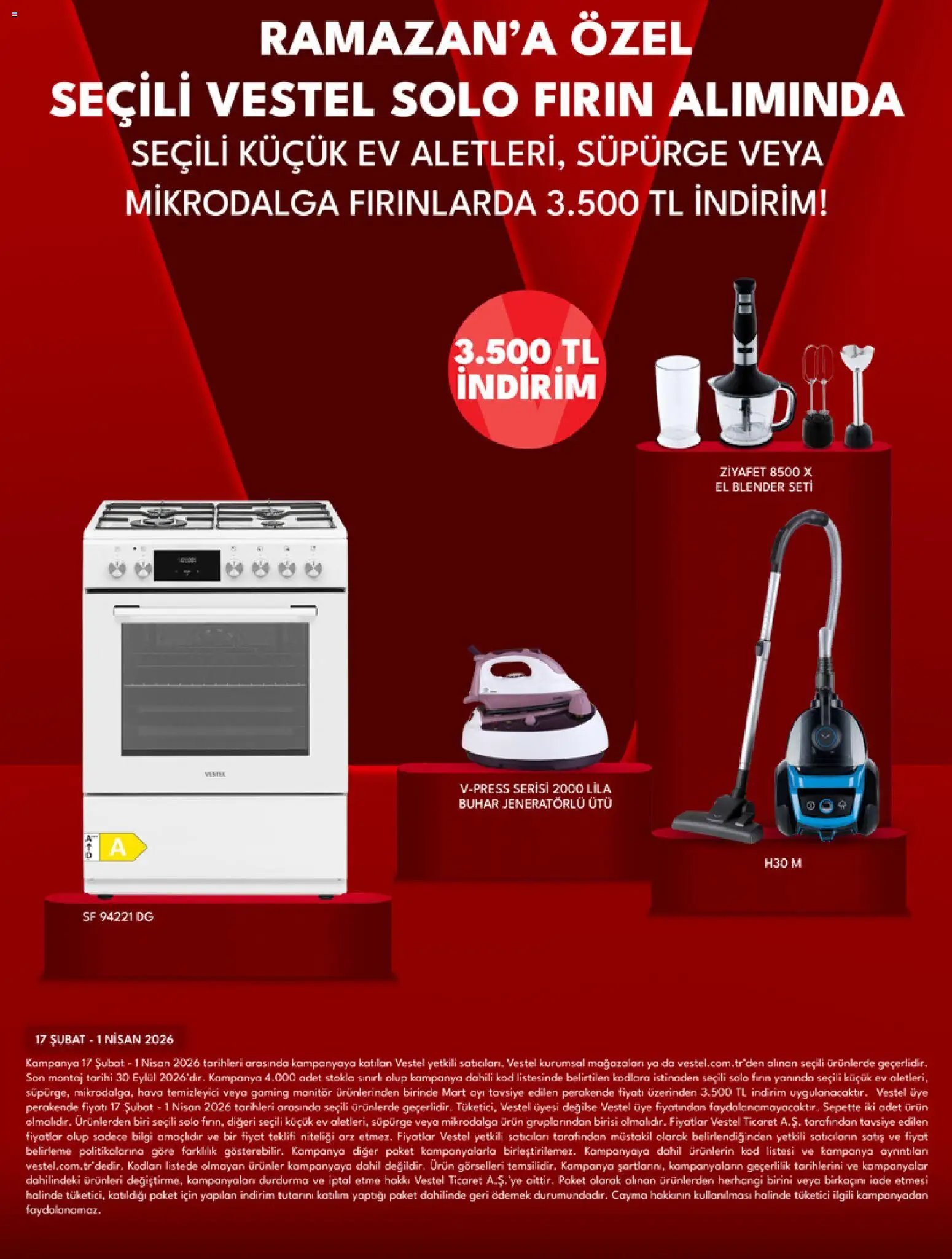 Vestel - Ankastre Ürünler