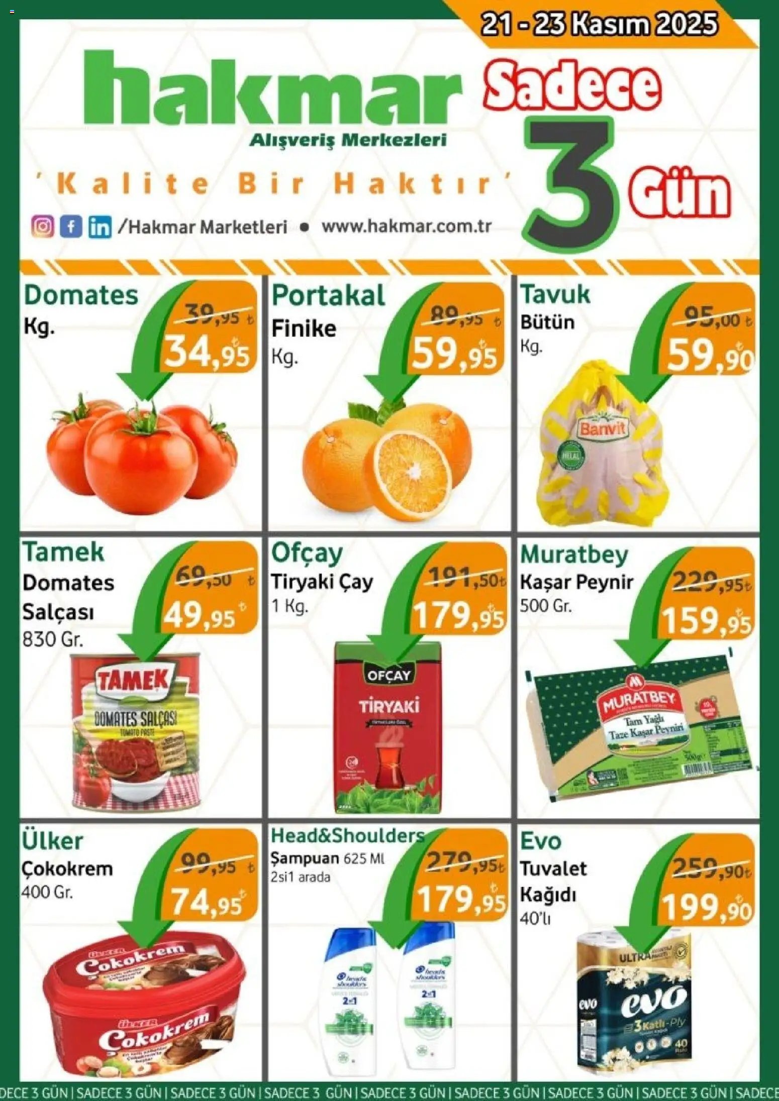 Hakmar - Katalog Sadece 3 Gün