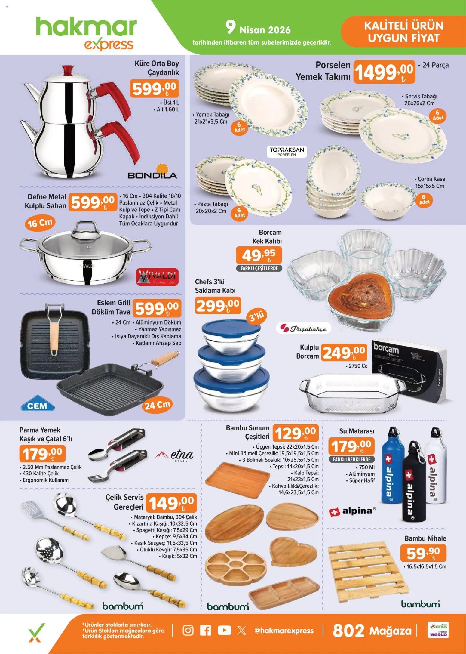 Hakmar Express - Perşembe Aktüel Ürünler