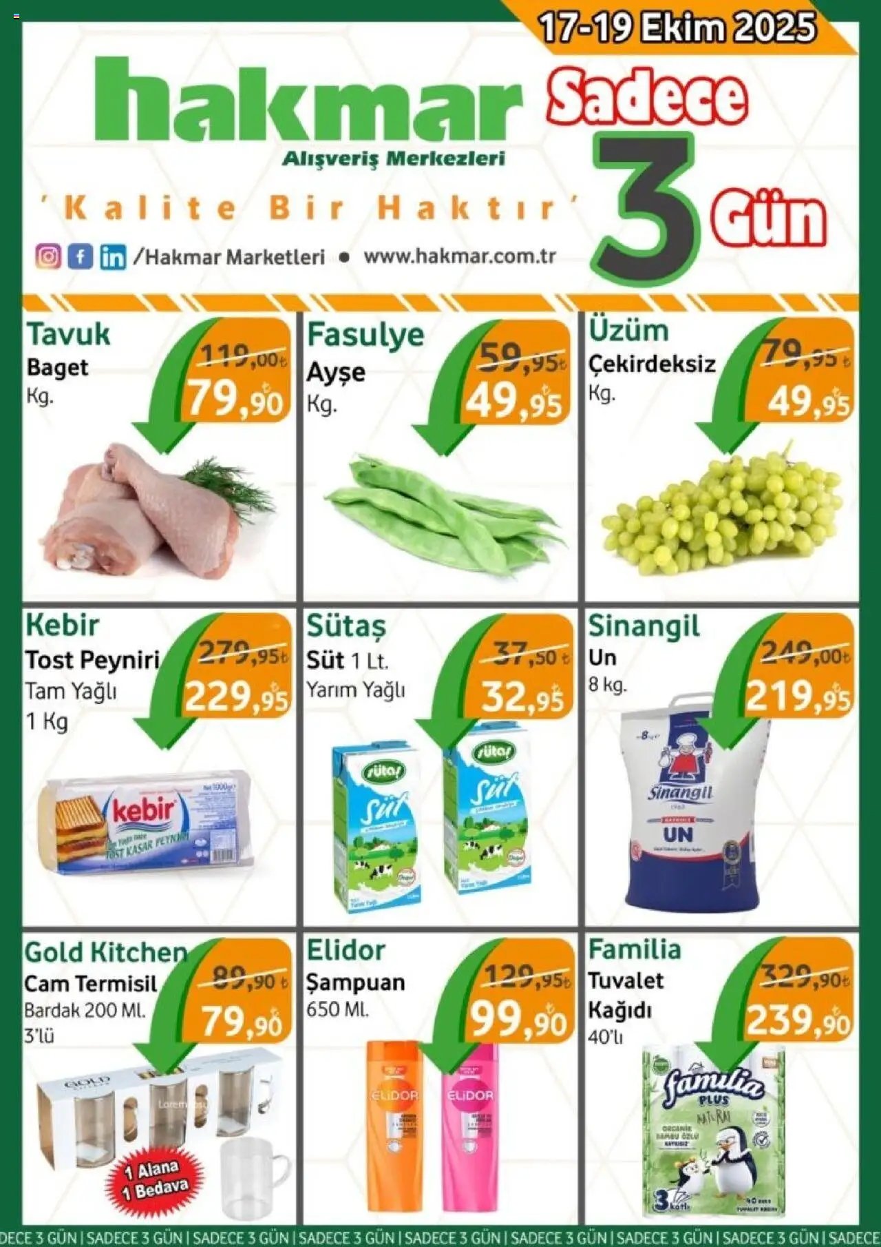 Hakmar Katalog Sadece 3 Gün