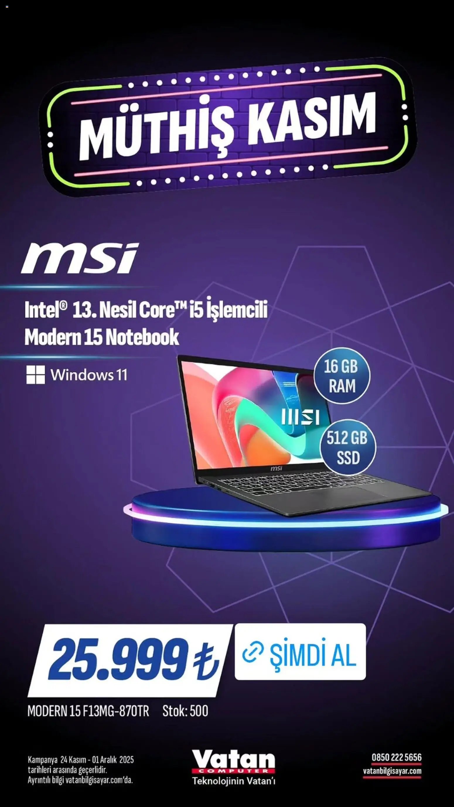 Vatan Bilgisayar Black Friday