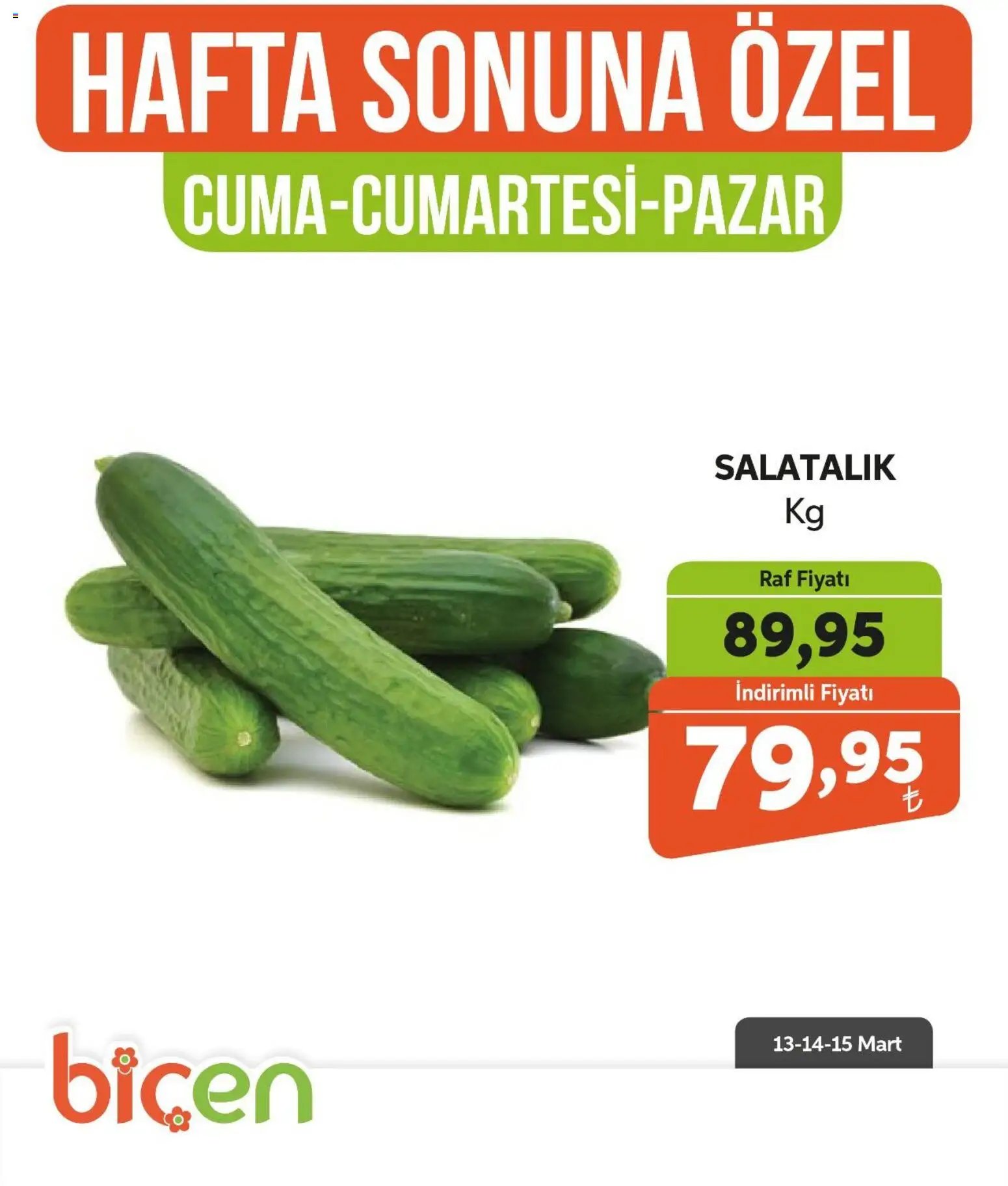 Biçen Market - Bir İndirim MaSalı - sebze