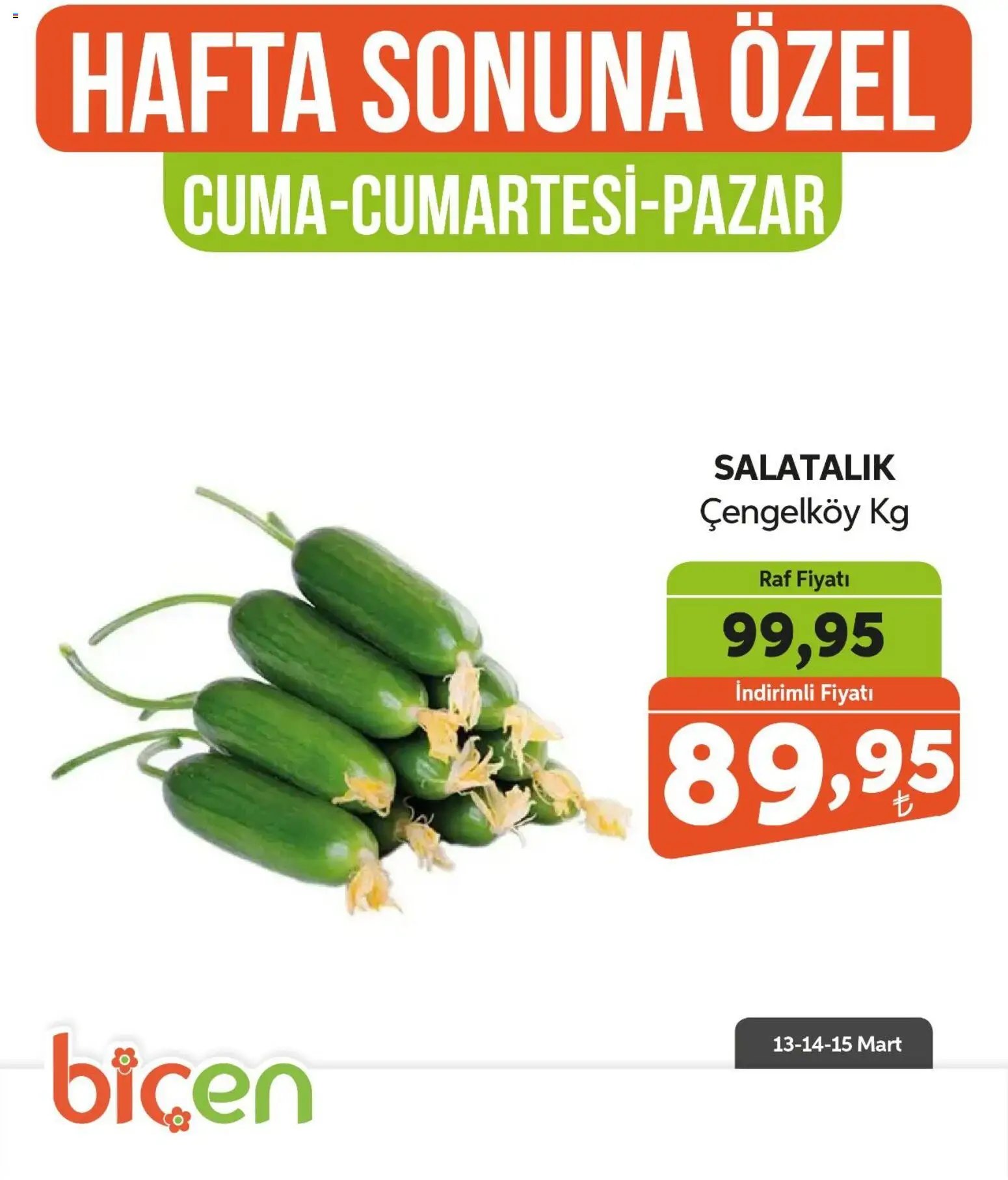 Biçen Market - Bir İndirim MaSalı - sebze