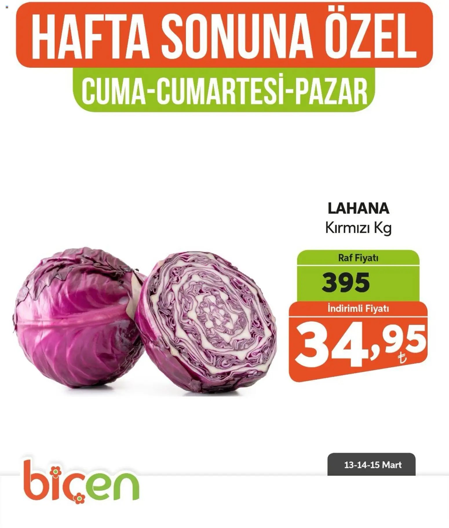 Biçen Market - Bir İndirim MaSalı - sebze