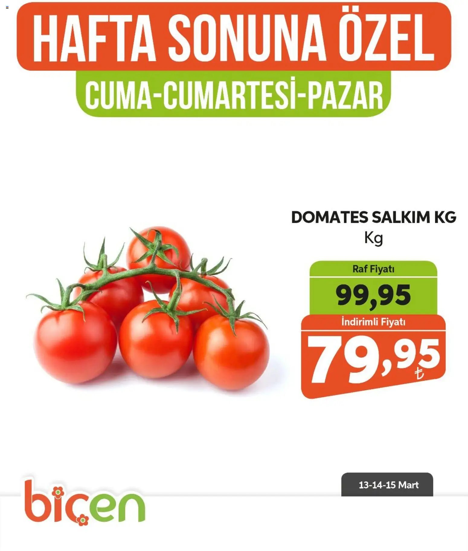 Biçen Market - Bir İndirim MaSalı - sebze