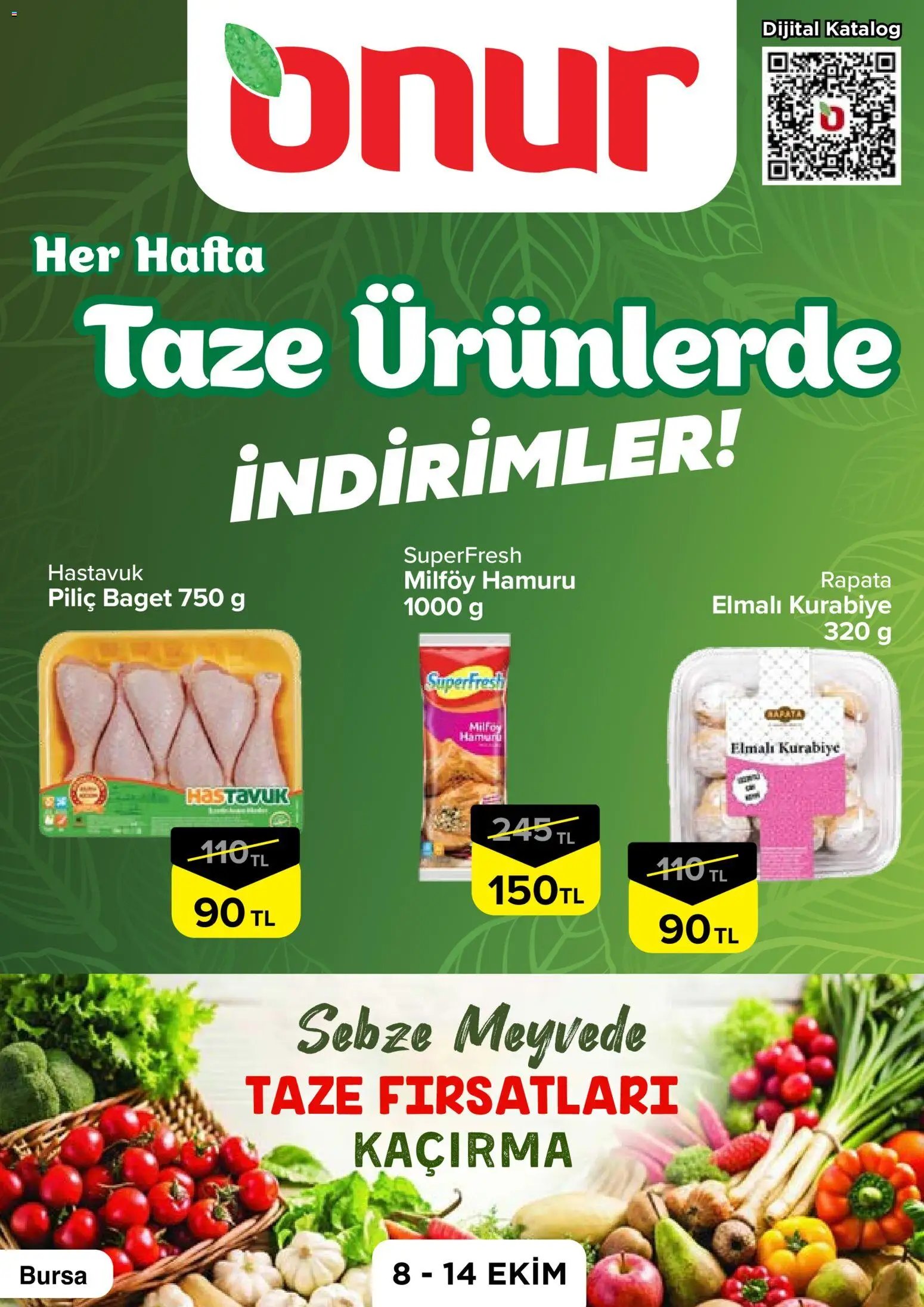 Onur Market - Taze Ürünlerde İndirimler Bursa