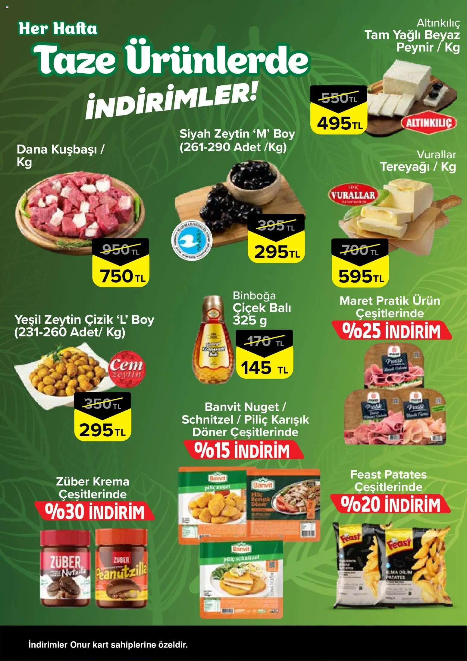Onur Market - Taze Ürünlerde İndirimler Bursa