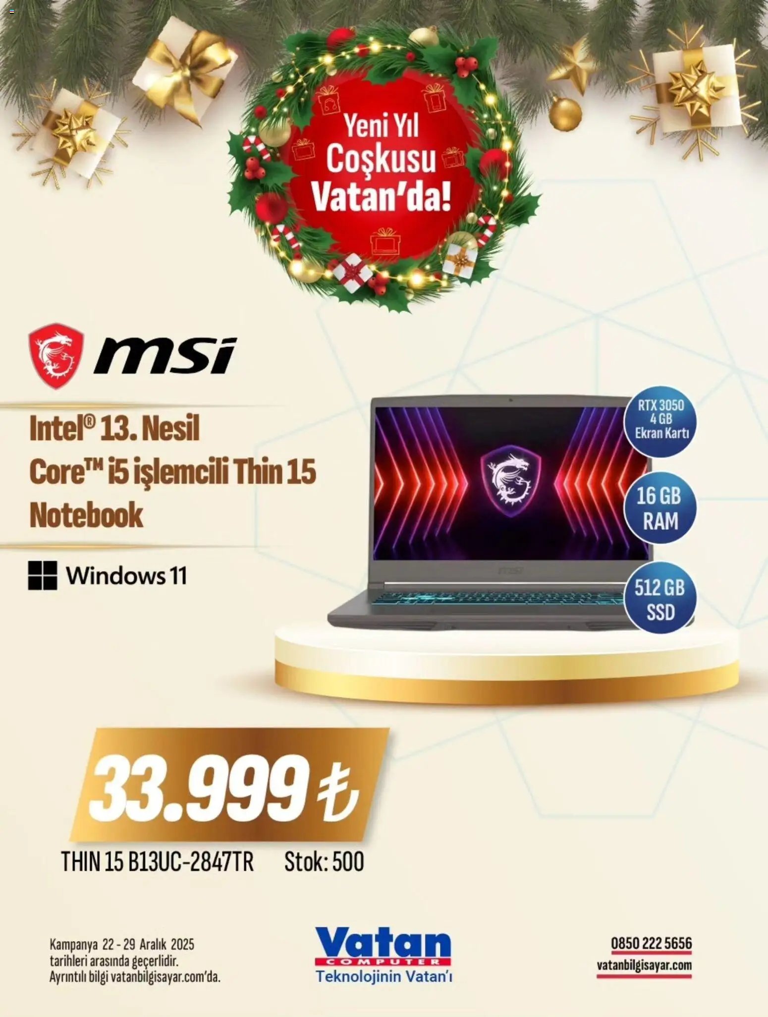 Vatan Bilgisayar İndirim