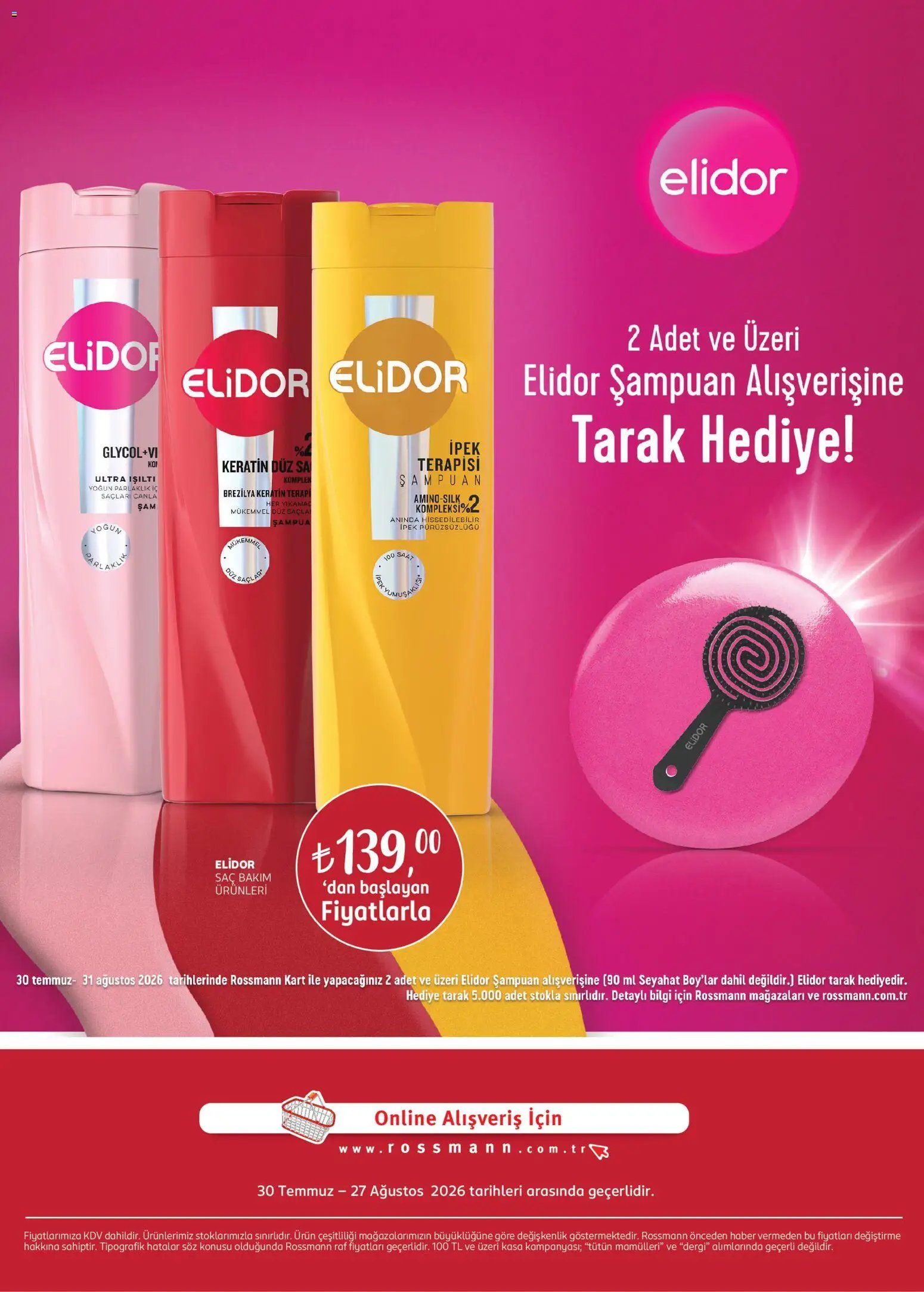 Rossmann - Ağustos Kişisel Bakım Kataloğu