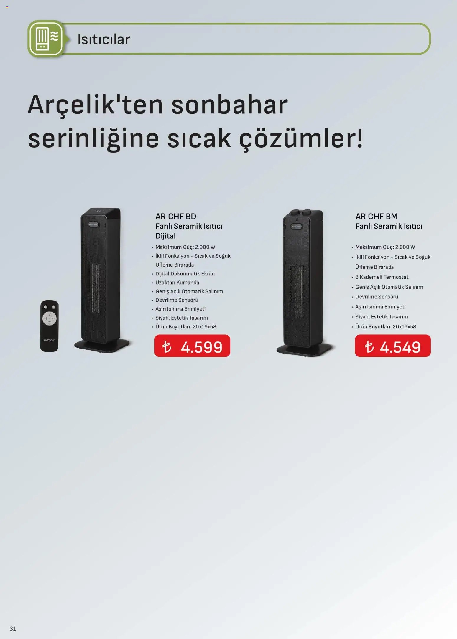 Arçelik - Arçelik İklimlendirme Kataloğu