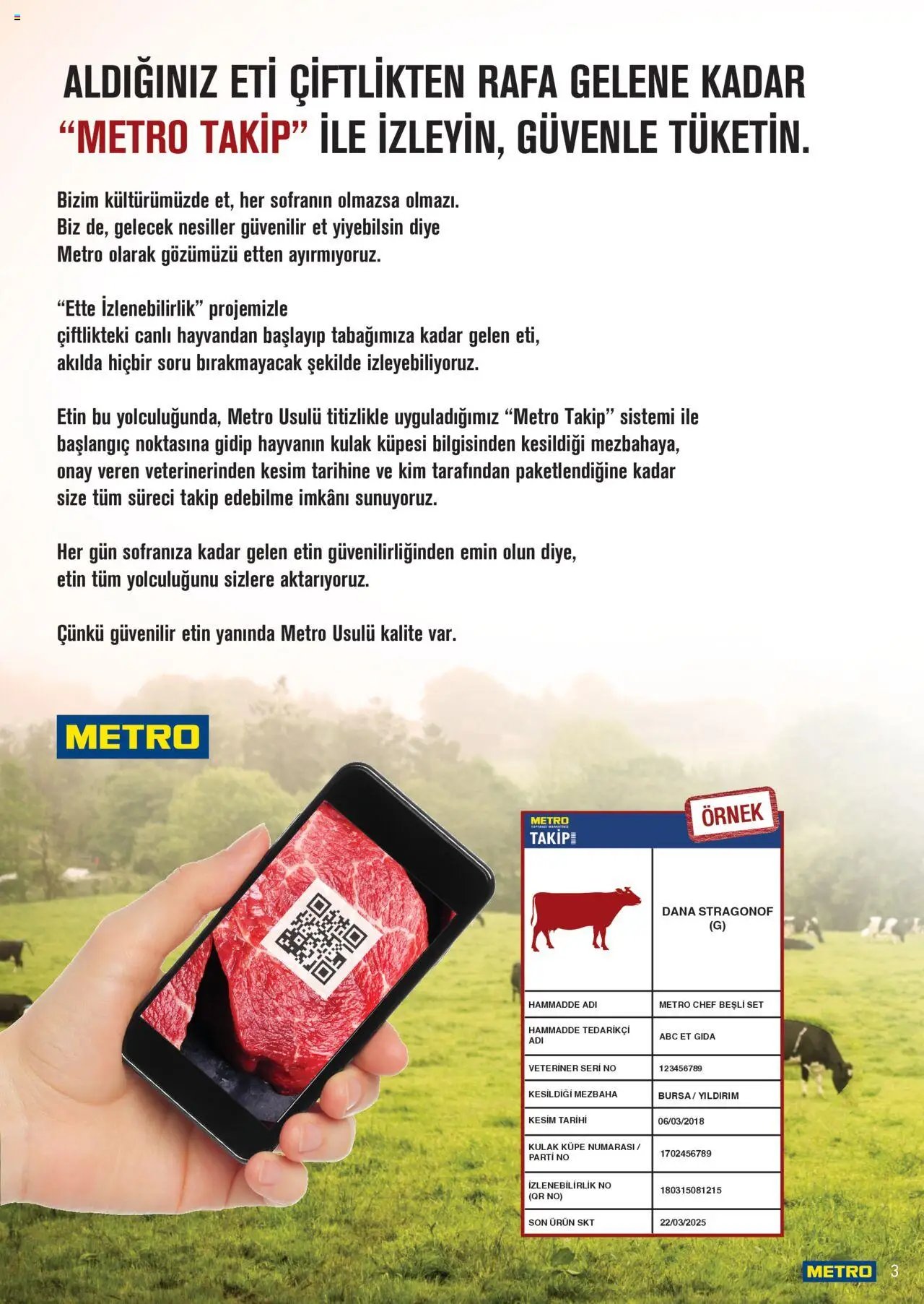 Metro Chef TT Dana Et Ürünleri