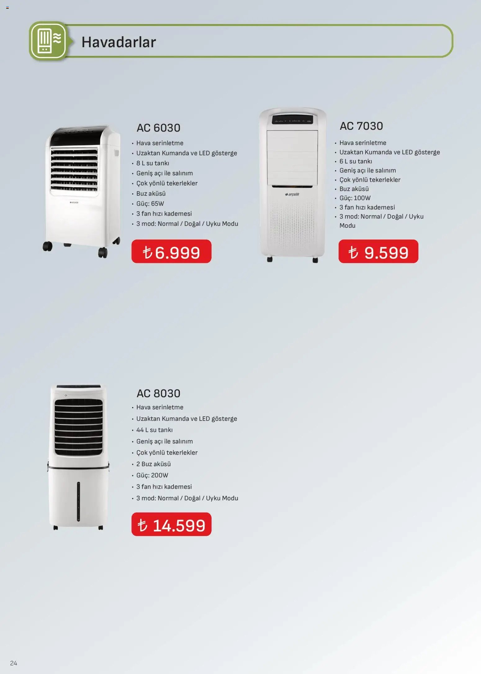 Arçelik - İklimlendirme Kataloğu