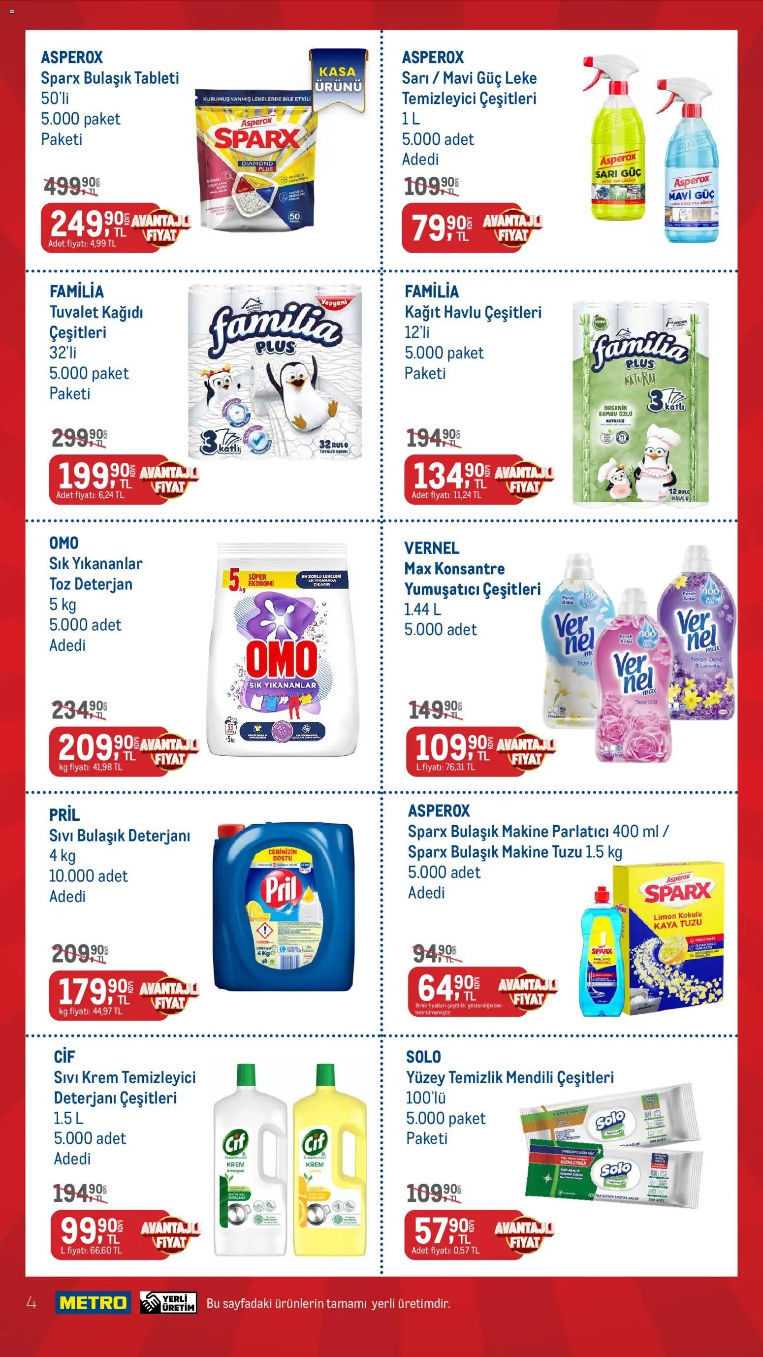 Metro - Kişisel Bakım ve Temizlik Ürünleri