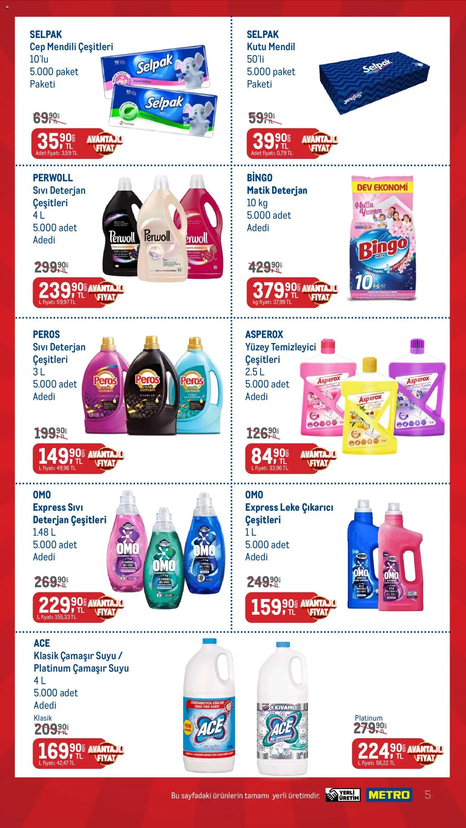 Metro - Kişisel Bakım ve Temizlik Ürünleri