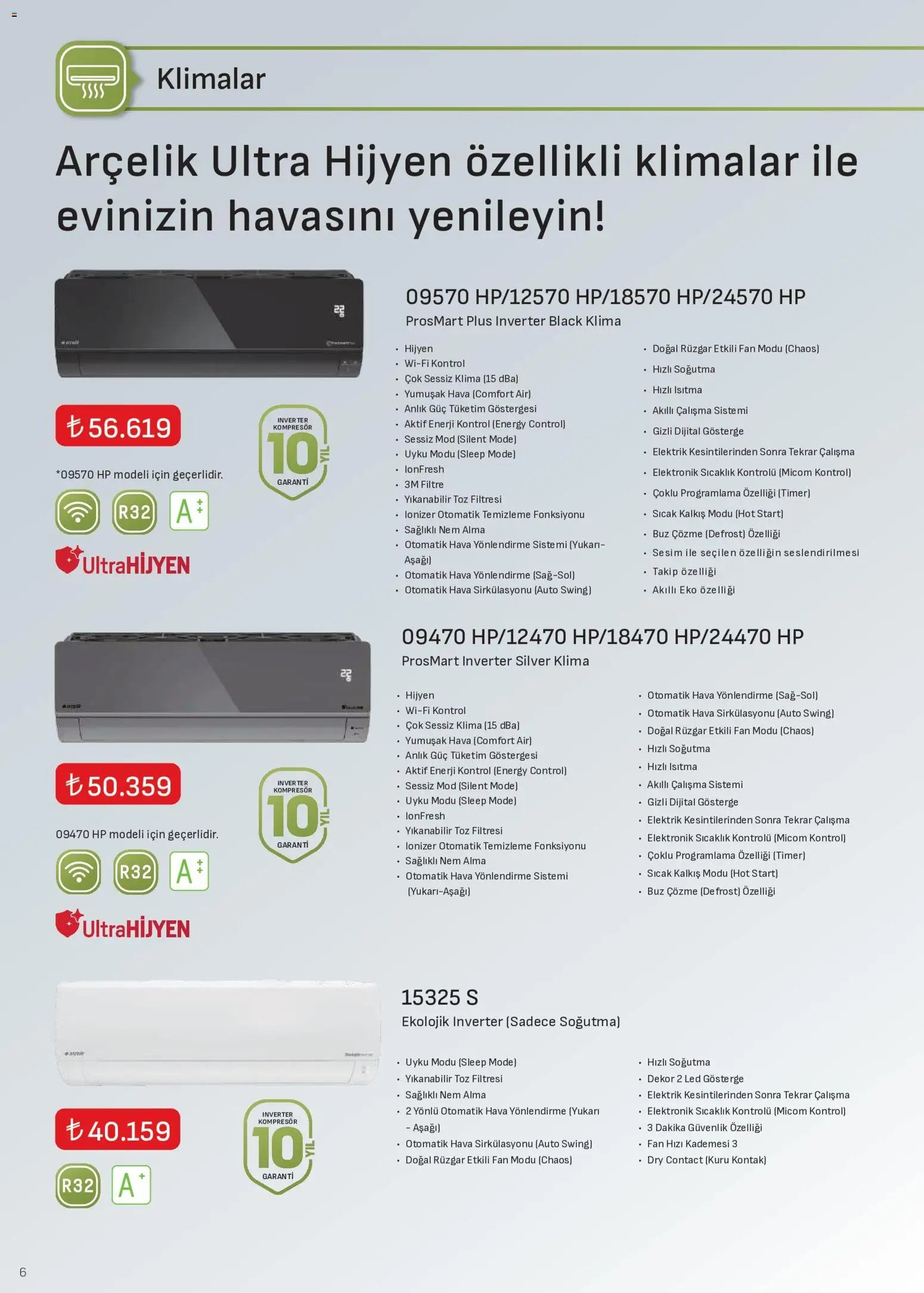 Arçelik - İklimlendirme Kataloğu