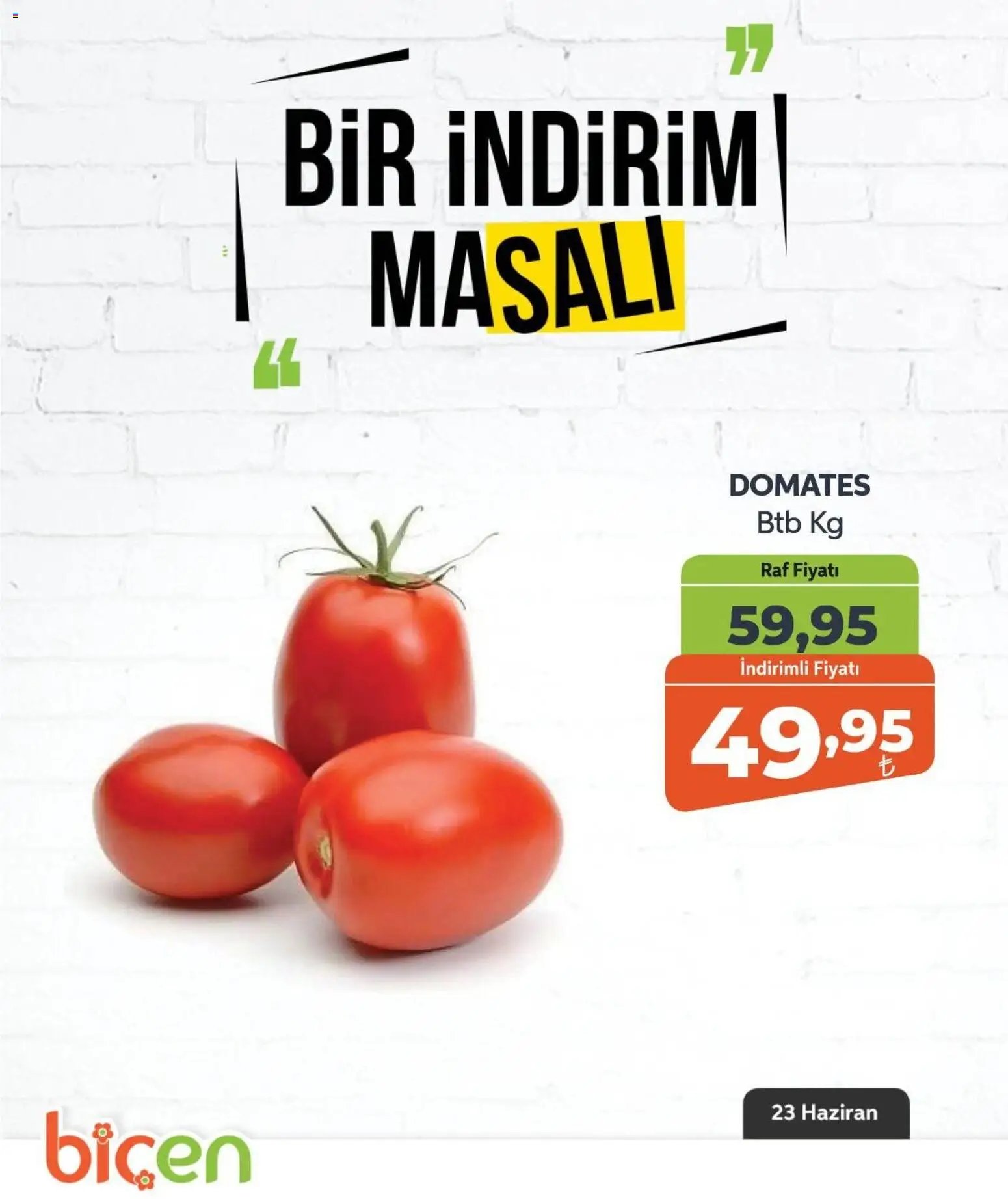 Biçen Market - Bir İndirim MaSalı - sebze