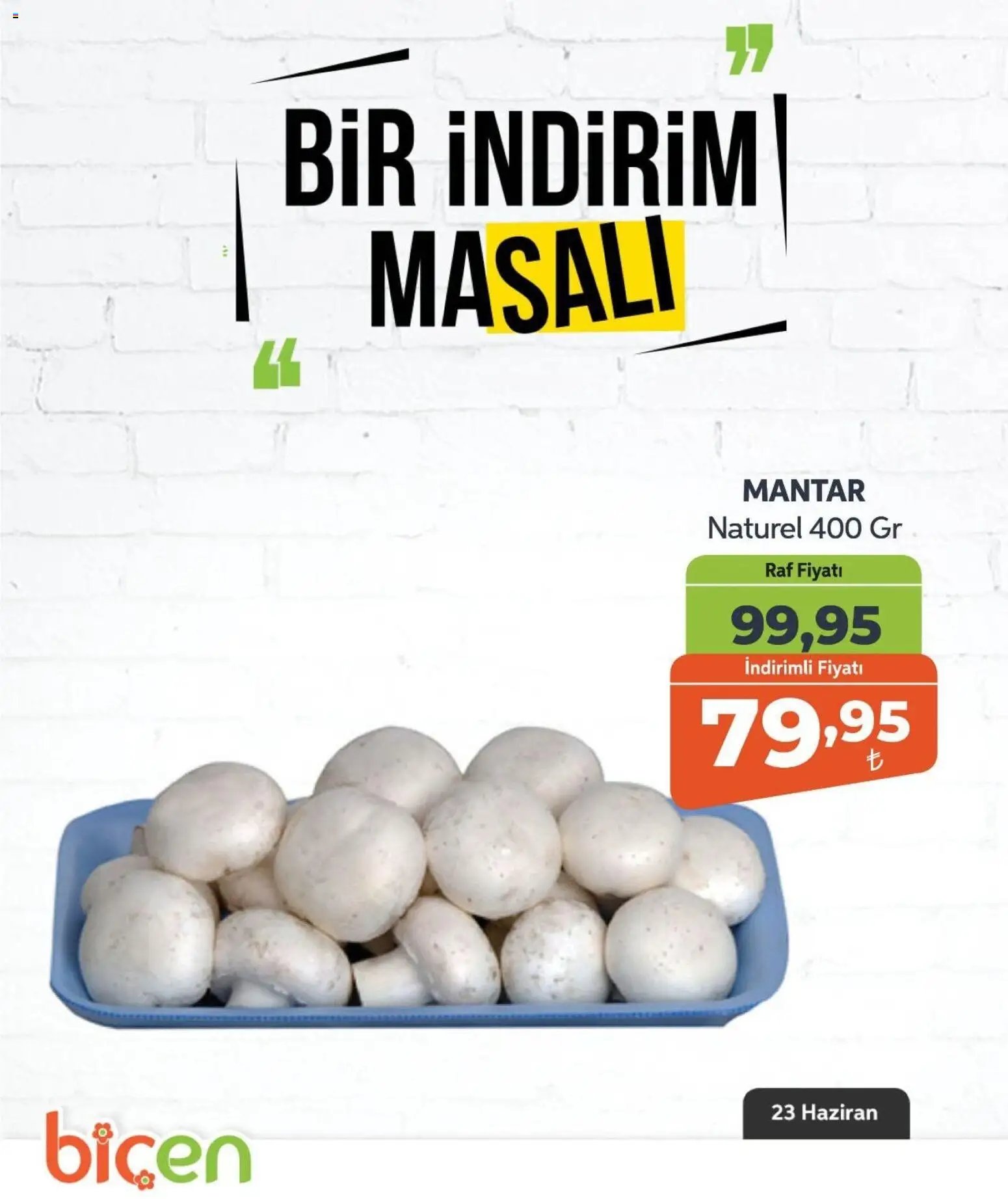 Biçen Market - Bir İndirim MaSalı - sebze