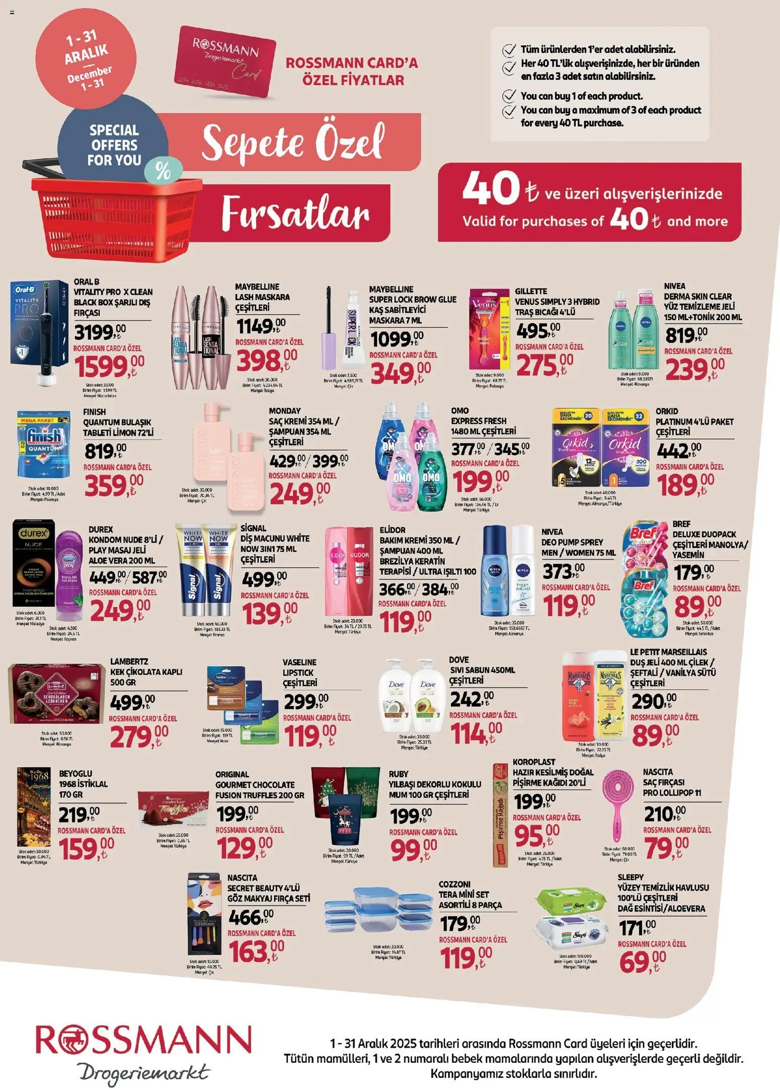 Rossmann Aralık Ev & Yaşam Kataloğu