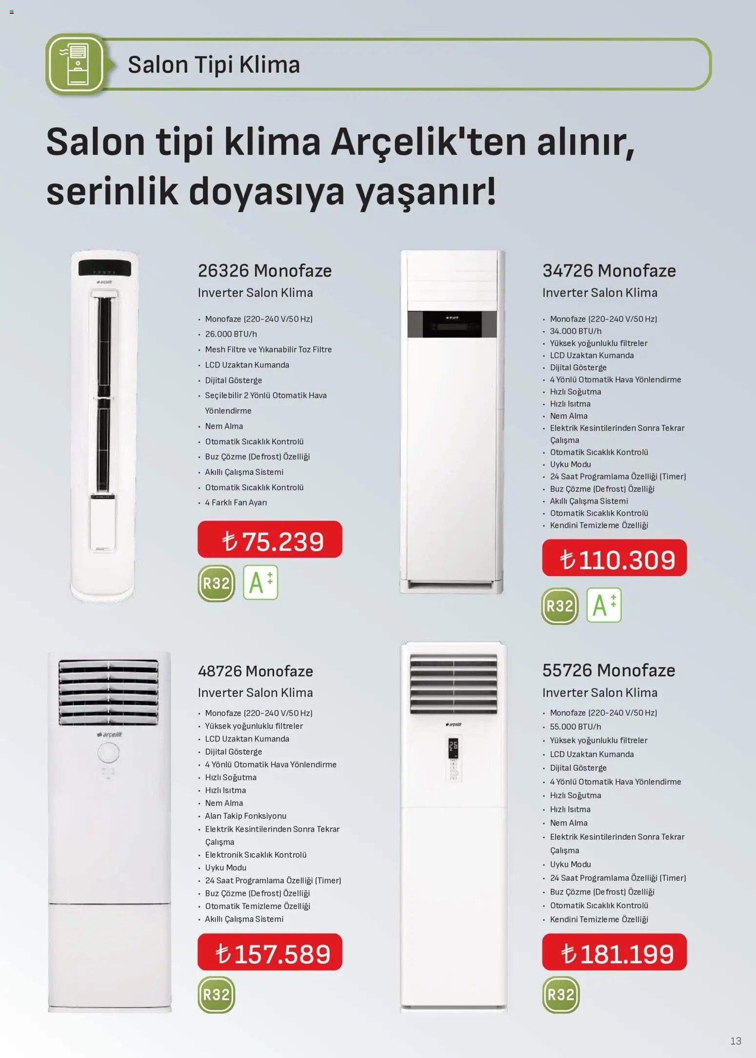 Arçelik - İklimlendirme Kataloğu