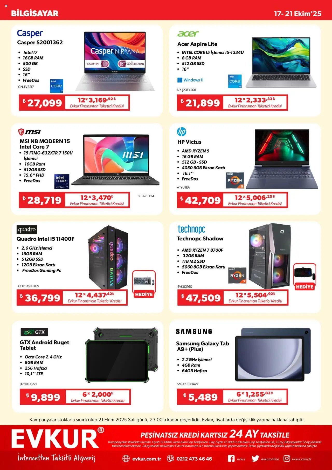 Evkur Muhteşem Fırsatlar