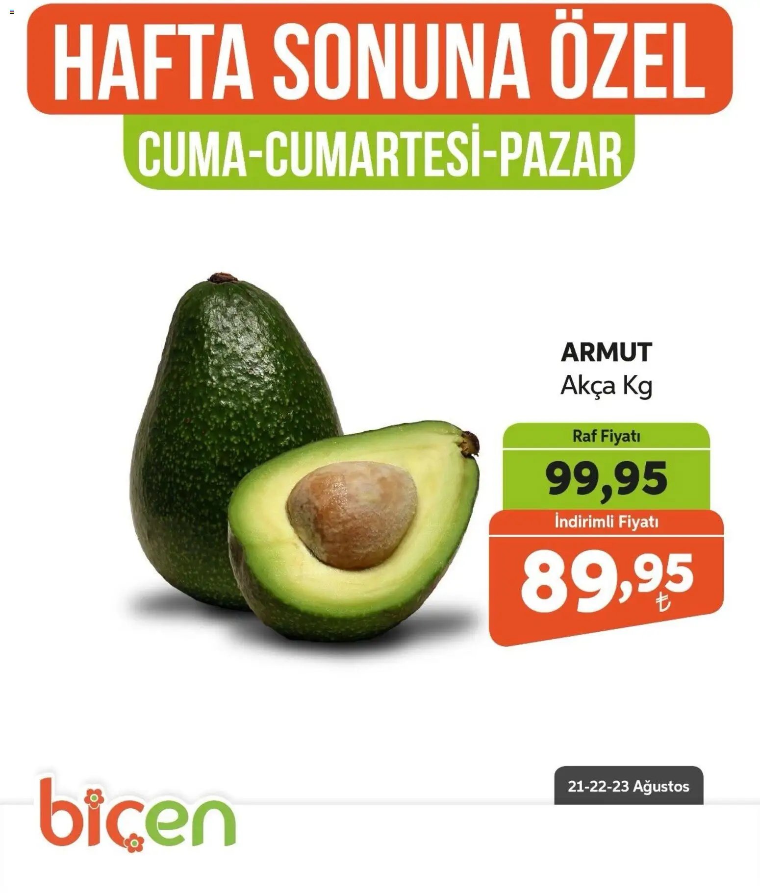 Biçen Market - Hafta Sonuna Özel - Meyve İndirimi