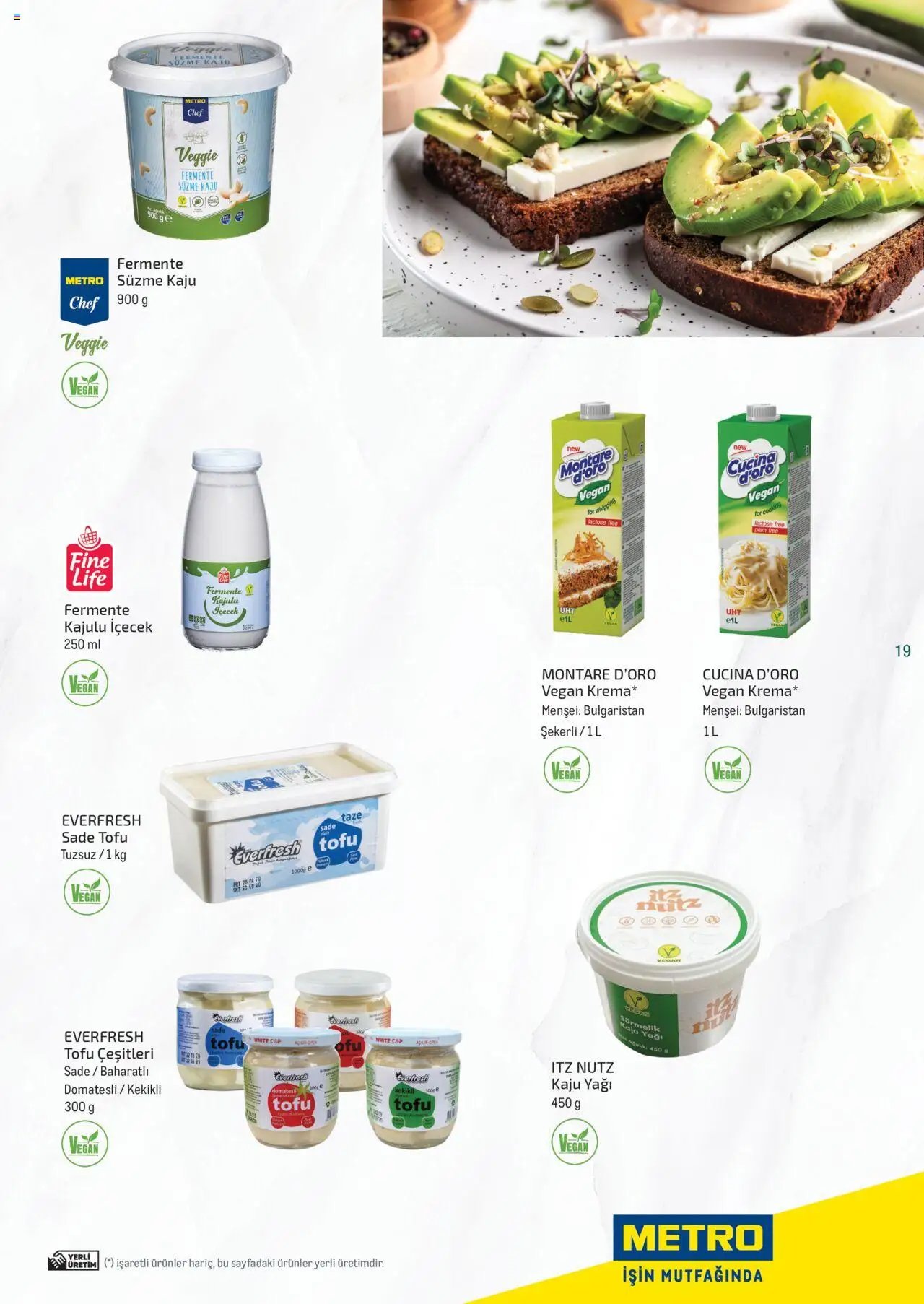 Metro Bitki Bazlı ve Vegan