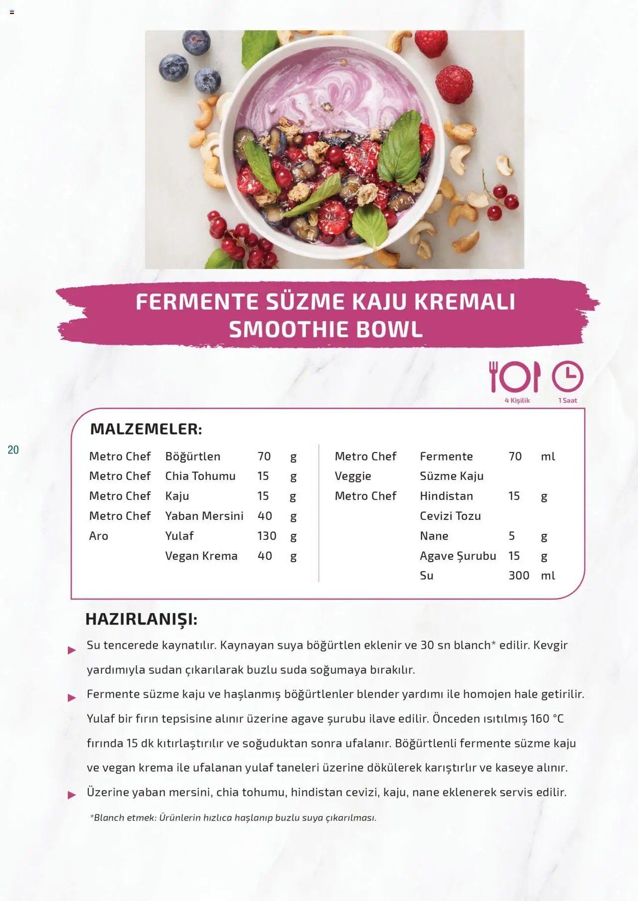 Metro Bitki Bazlı ve Vegan