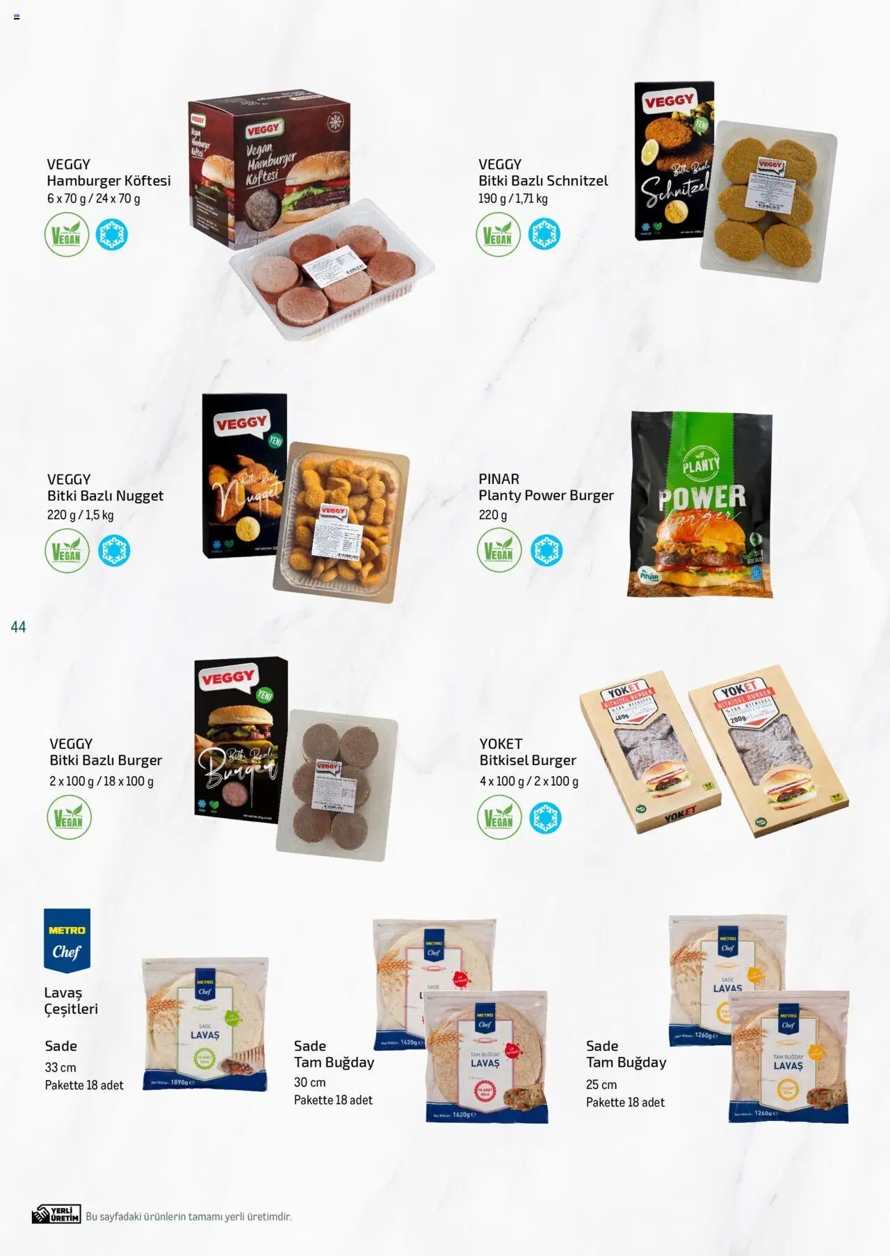Metro Bitki Bazlı ve Vegan