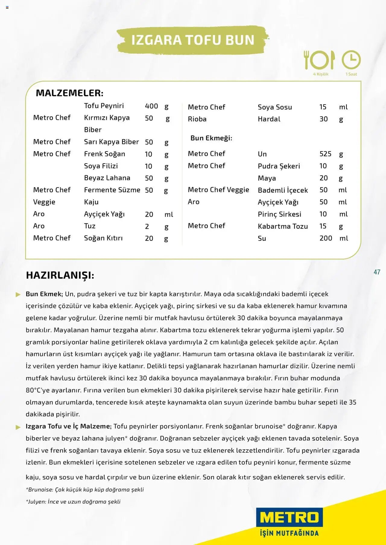 Metro Bitki Bazlı ve Vegan